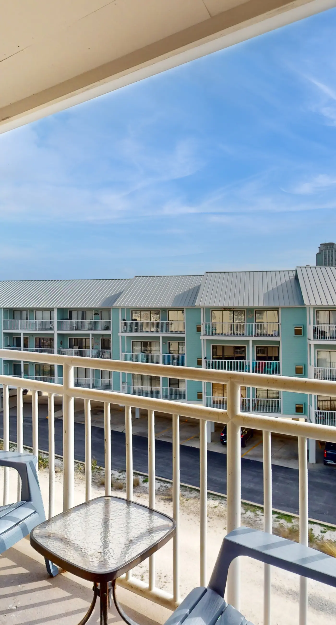 Gulf view condo w/ a full kitchen, private balcony, shared pools, & tennis court