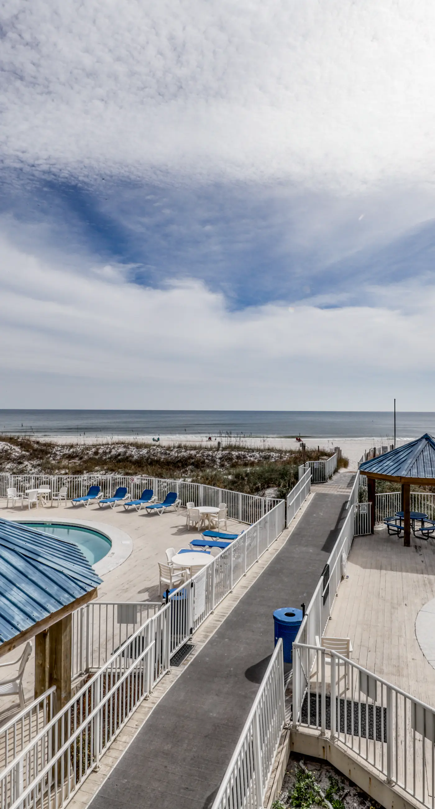 Gulf view condo w/ a full kitchen, private balcony, shared pools, & tennis court