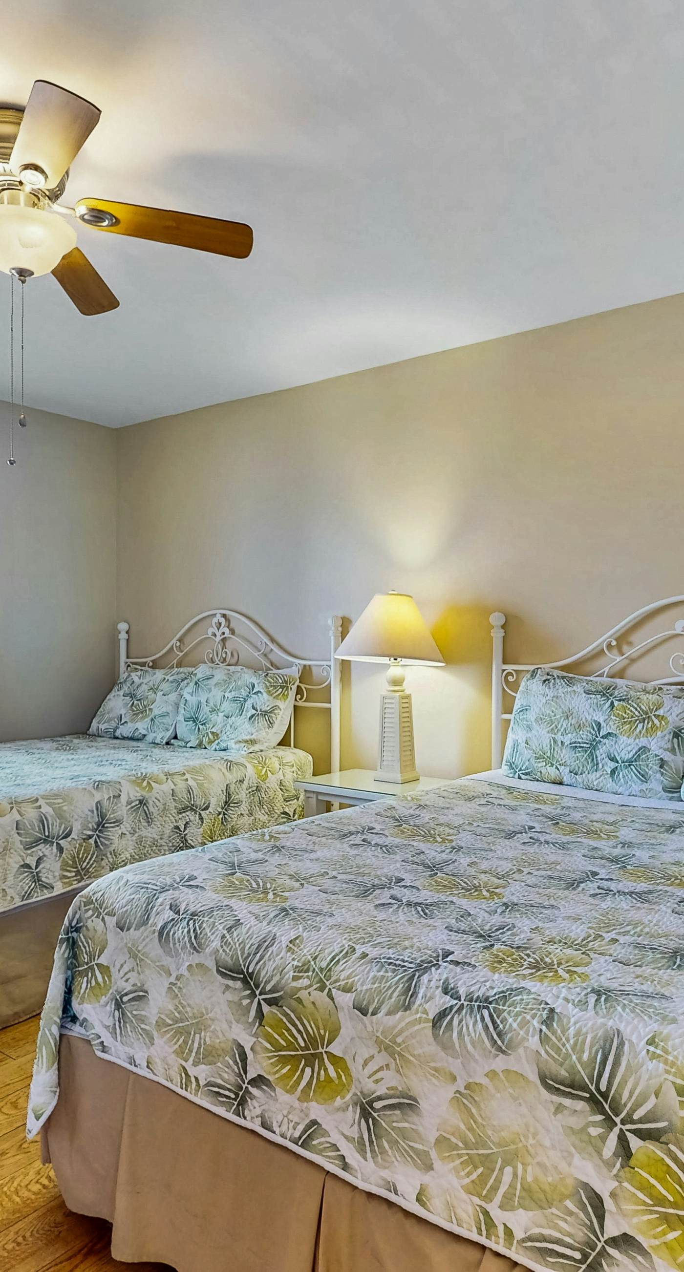 Waterfront condo w/ an open dining & living area, private balcony, shared pools