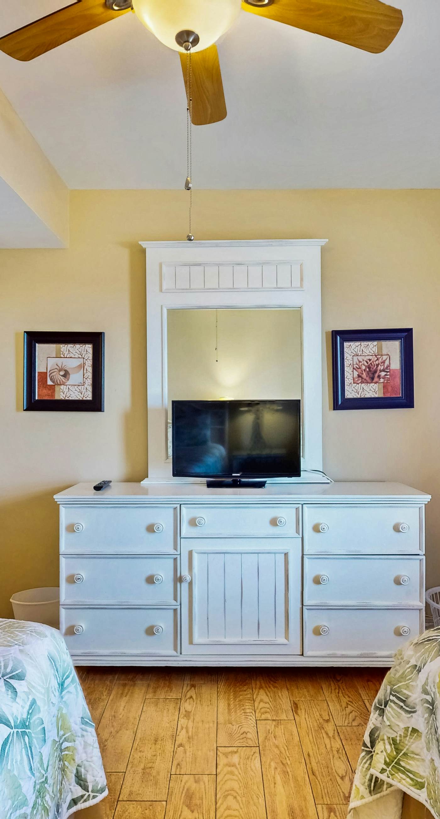 Waterfront condo w/ an open dining & living area, private balcony, shared pools