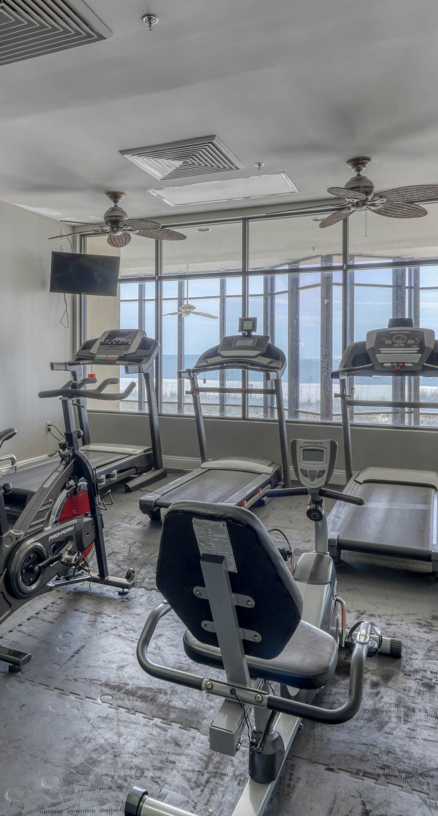 Waterfront condo w/ an open dining & living area, private balcony, shared pools