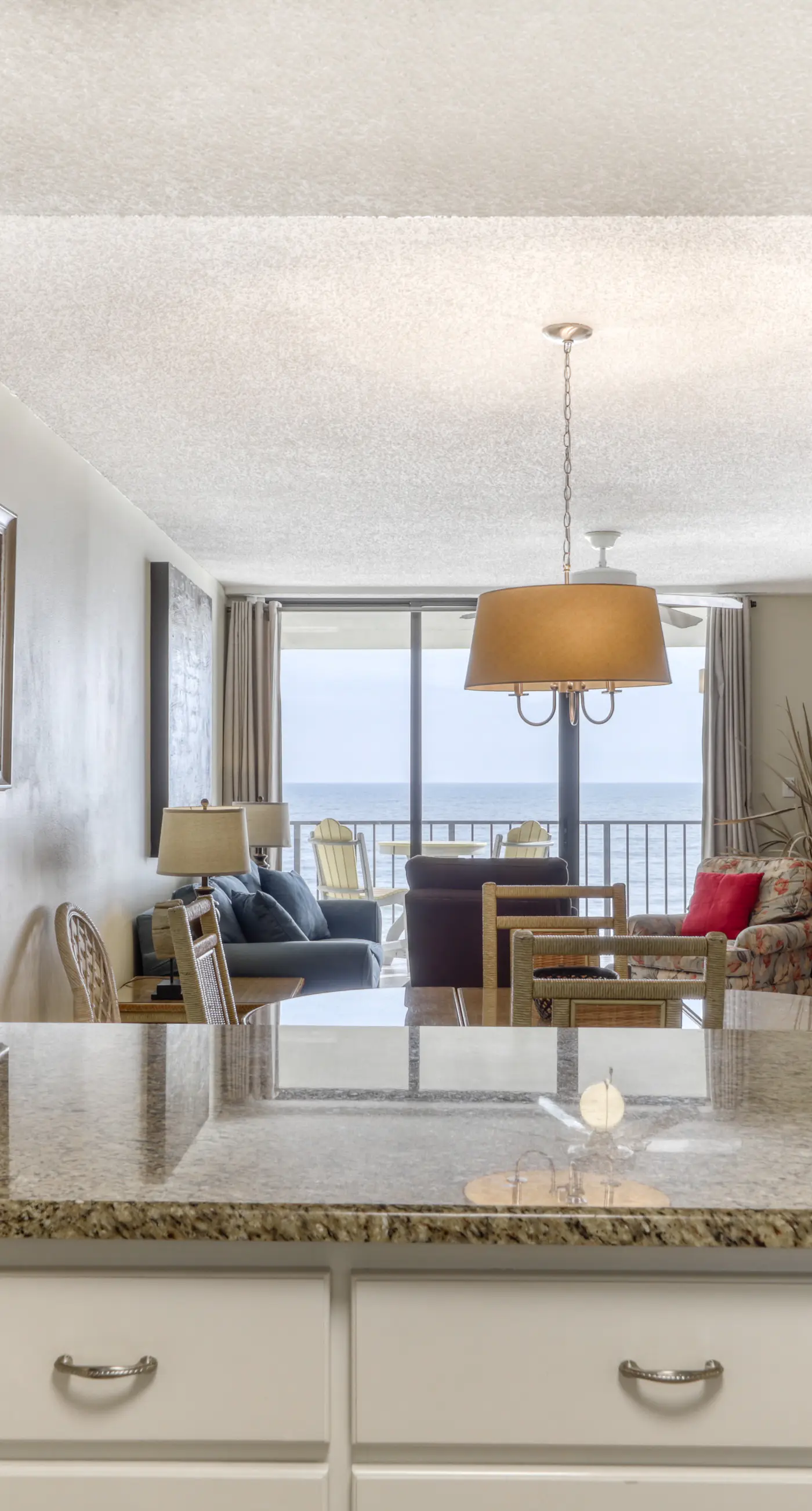 Fourth-floor beach condo w amazing views, indoor pool, & beach access