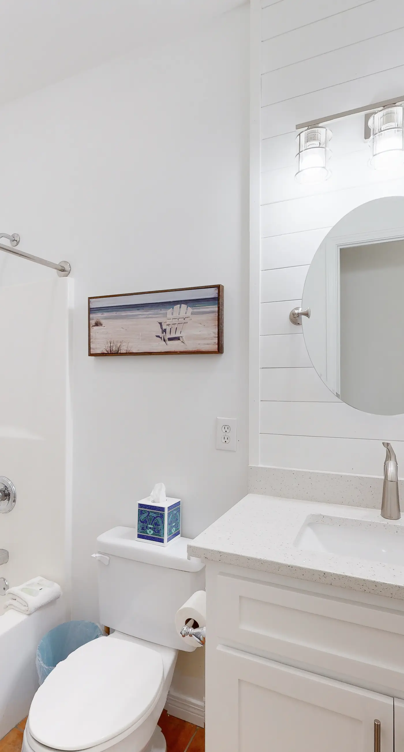 Newly -renovated waterfront condo w/two full kitchens, deck, WiFi, & shared pool