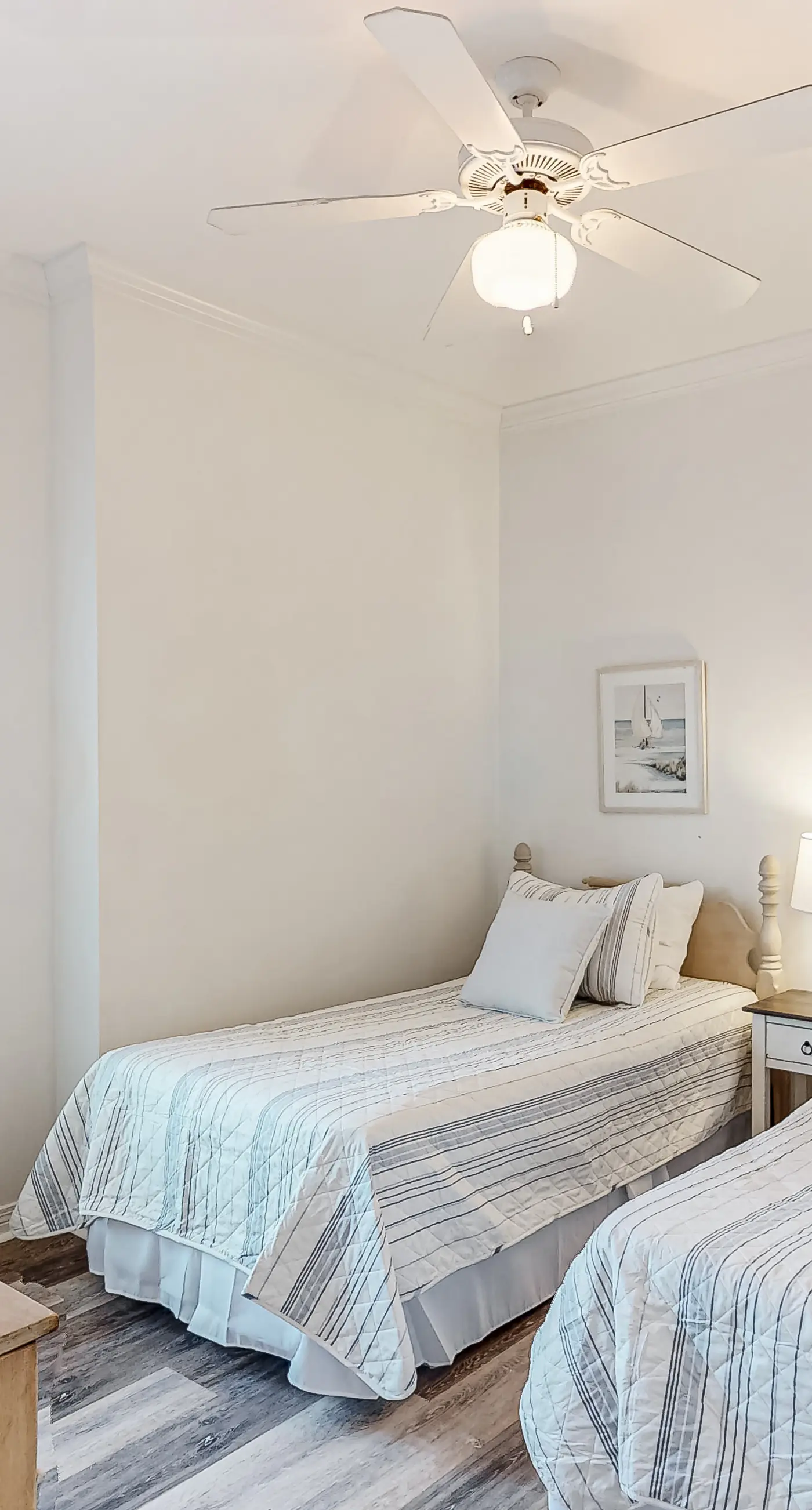 Newly -renovated waterfront condo w/two full kitchens, deck, WiFi, & shared pool