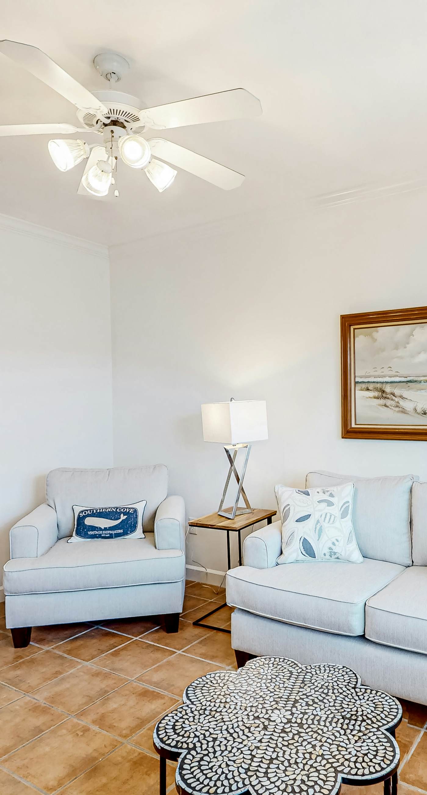 Newly renovated second-floor condo with shared pool, WiFi, W/D, & central AC