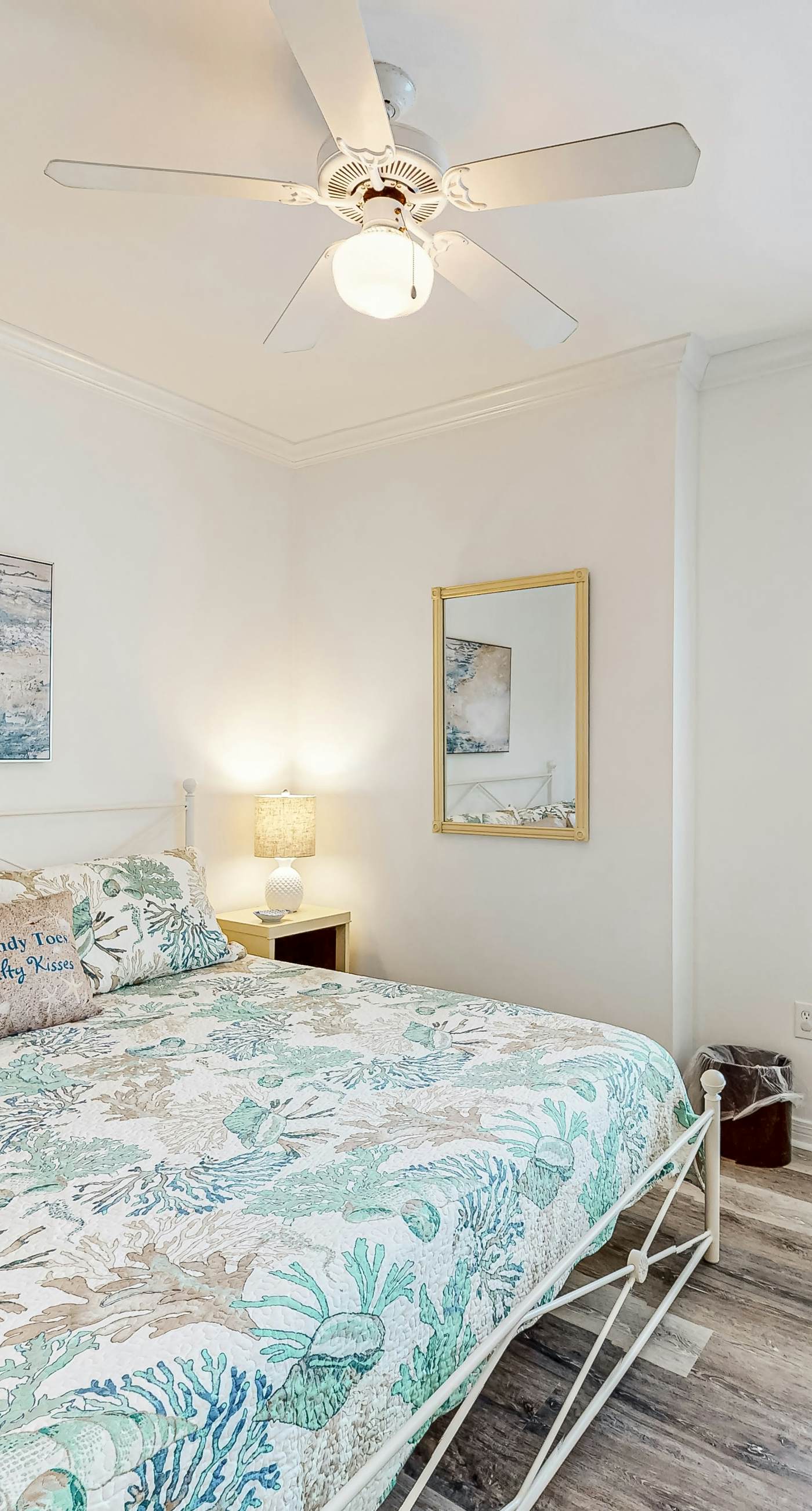 Newly renovated second-floor condo with shared pool, WiFi, W/D, & central AC