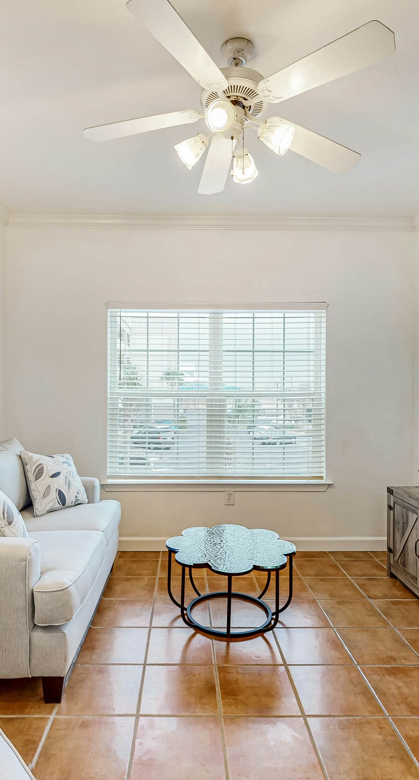 Newly renovated second-floor condo with shared pool, WiFi, W/D, & central AC