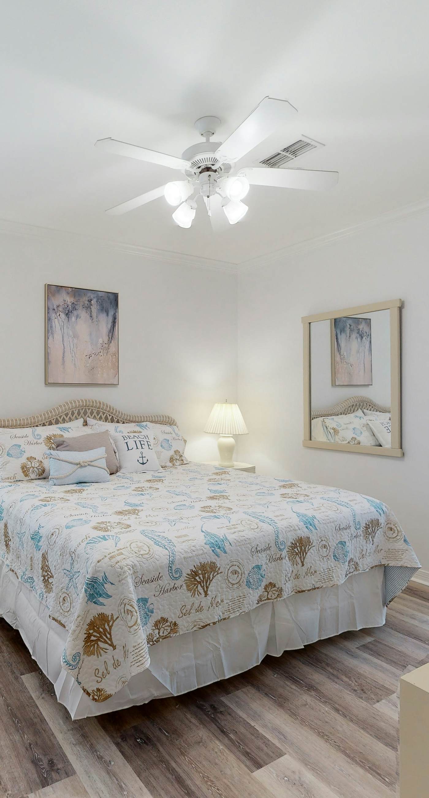 Newly renovated waterfront condo with pool, WiFi, W/D, & central AC