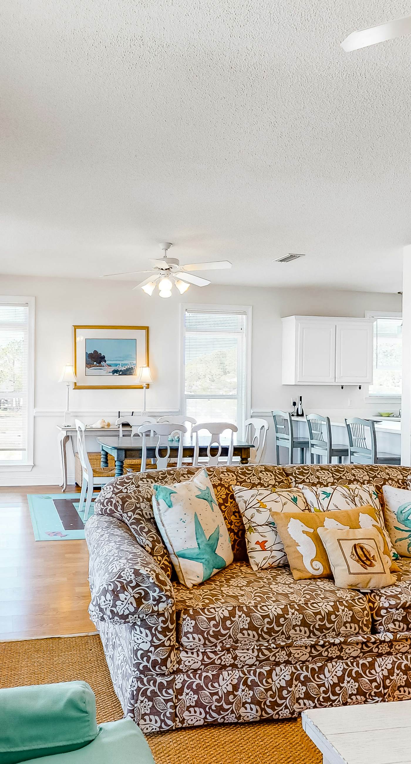 Bright duplex with two full kitchens, large decks, and private washer/dryers