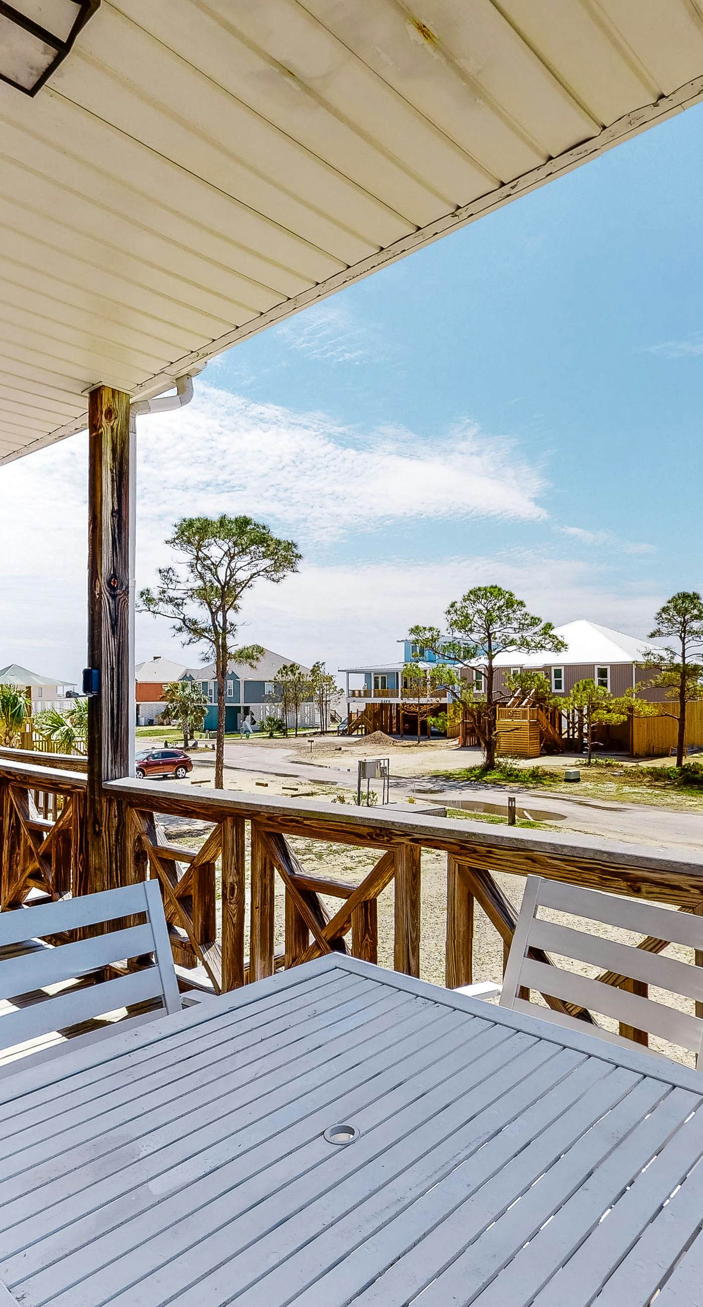 Bright duplex with two full kitchens, large decks, and private washer/dryers