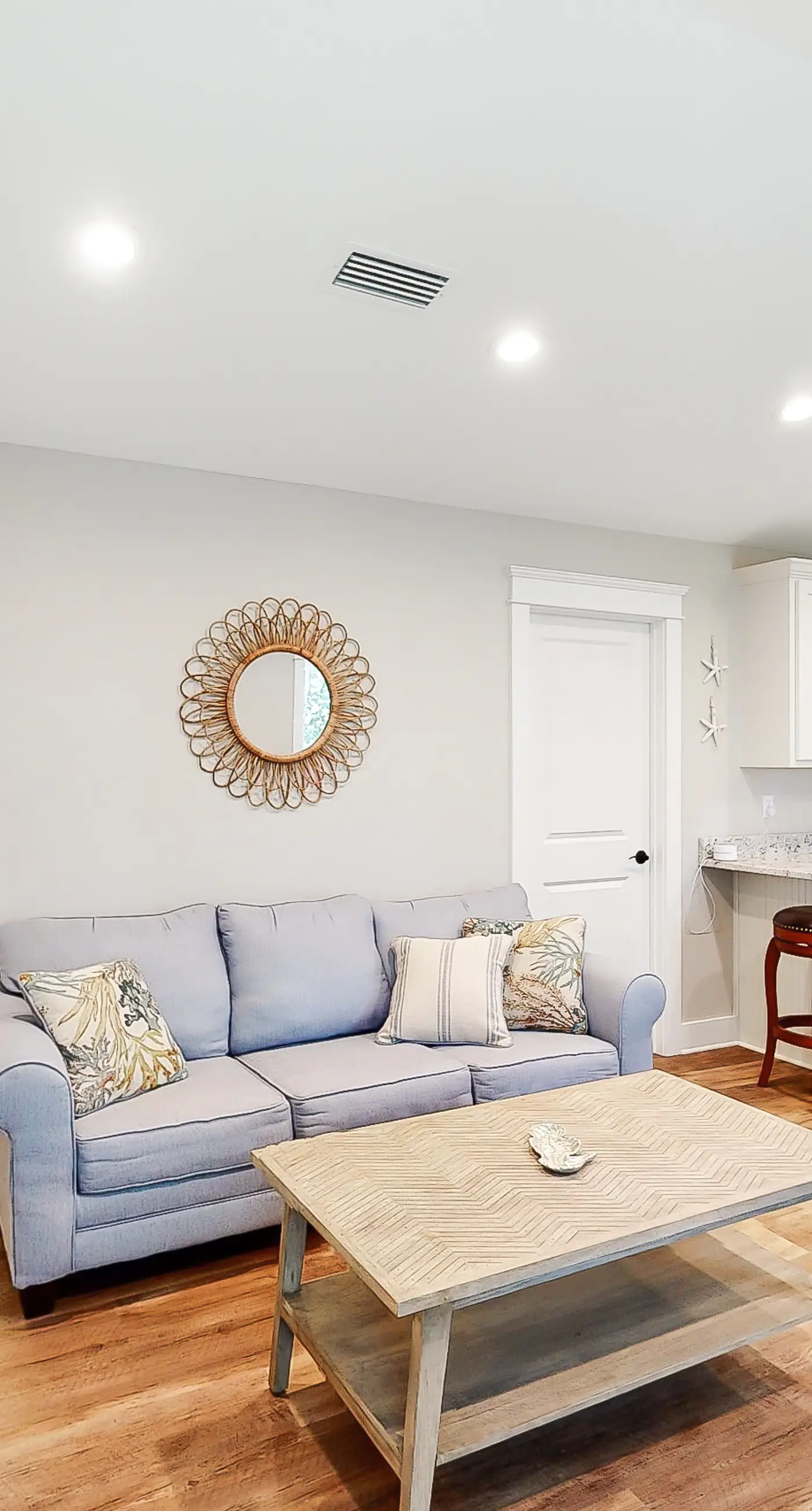 Stylish island condo near the beach with fast WiFi, central AC, & private W/D