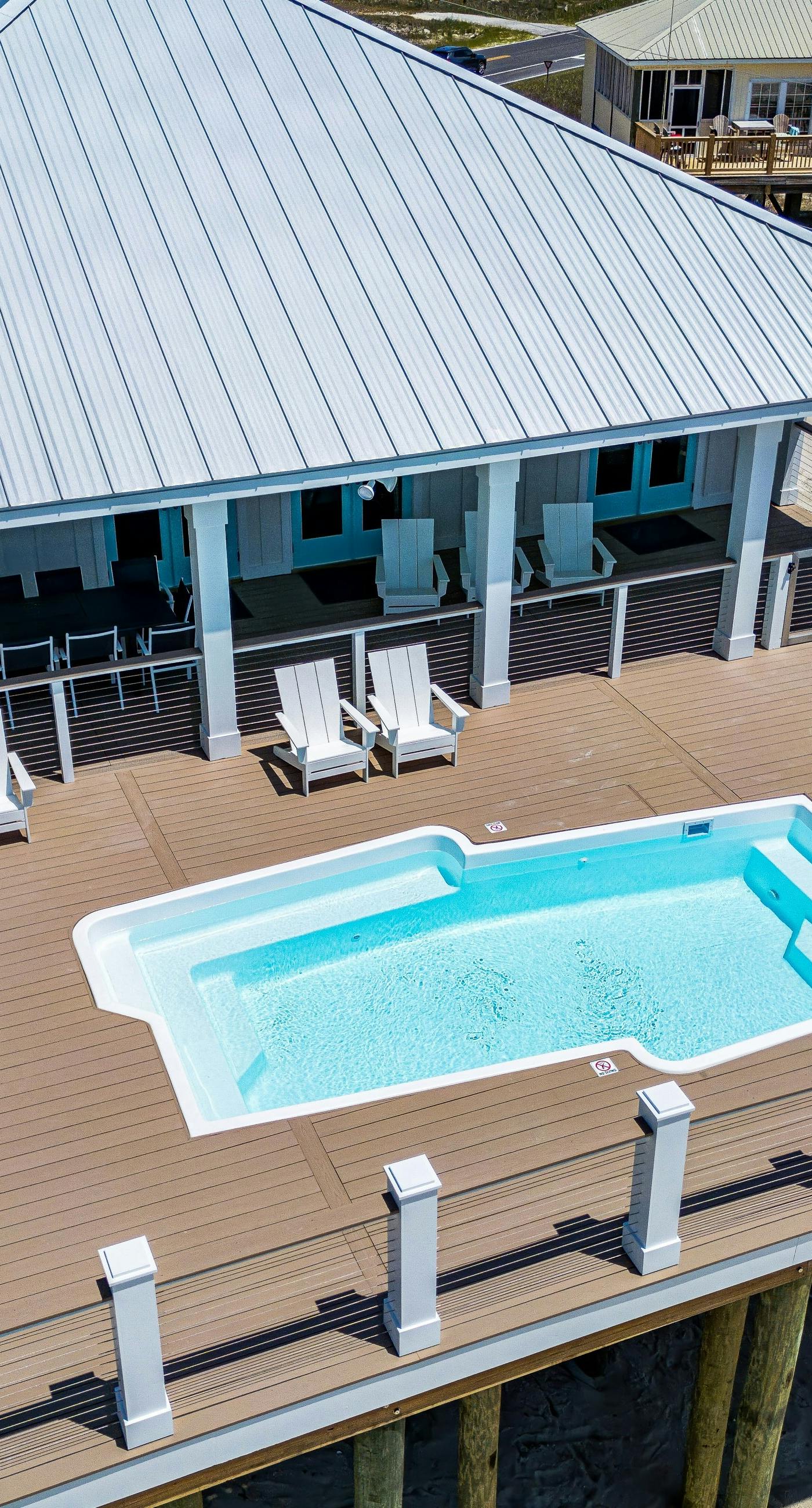 2 dog-friendly beach houses right on the sand w/private heated pool & elevator