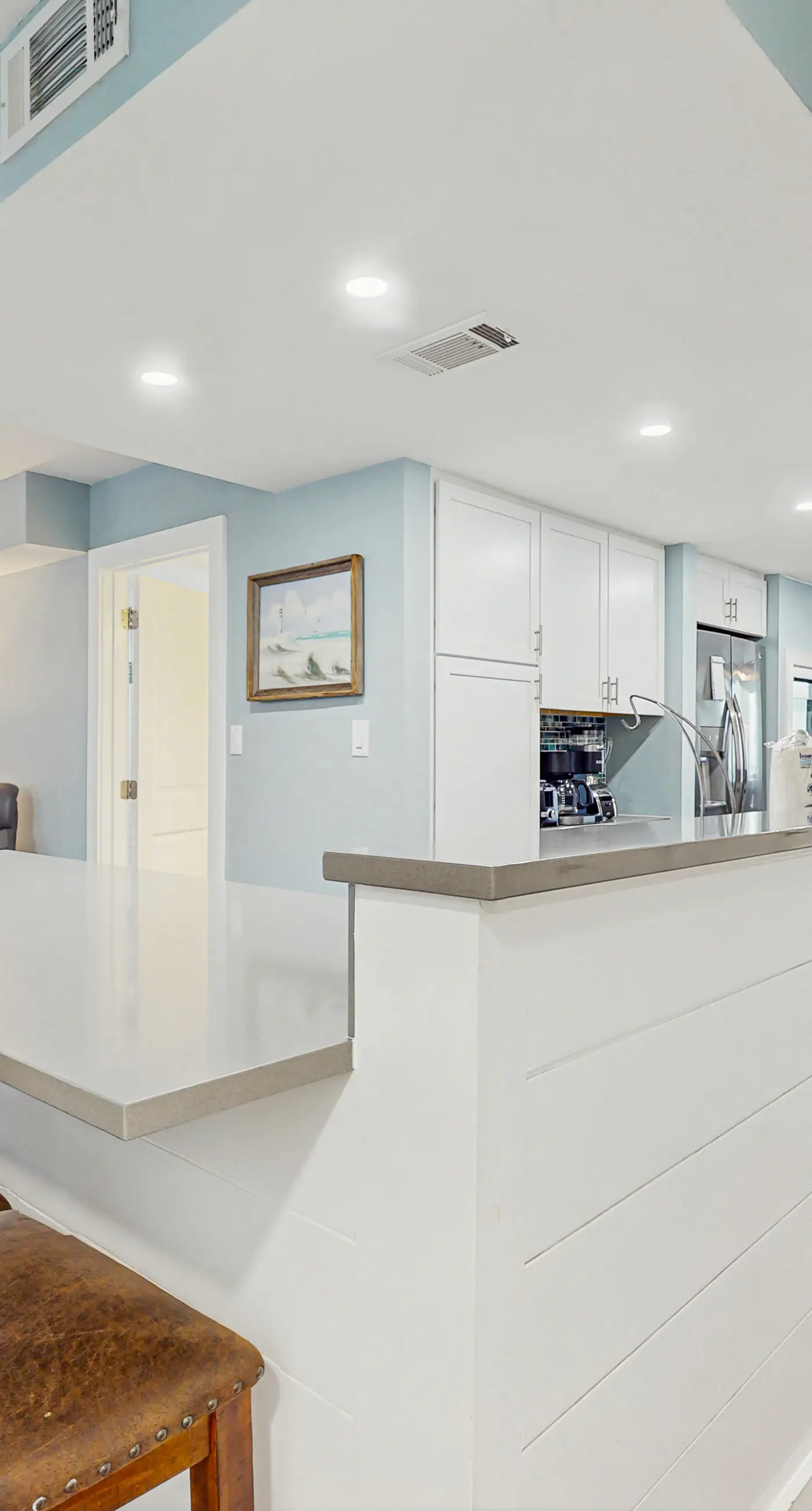 Second-Floor Ocean & Gulf Front Condo w/Free WiFi, 2 Balconies, Shared Pool, A/C