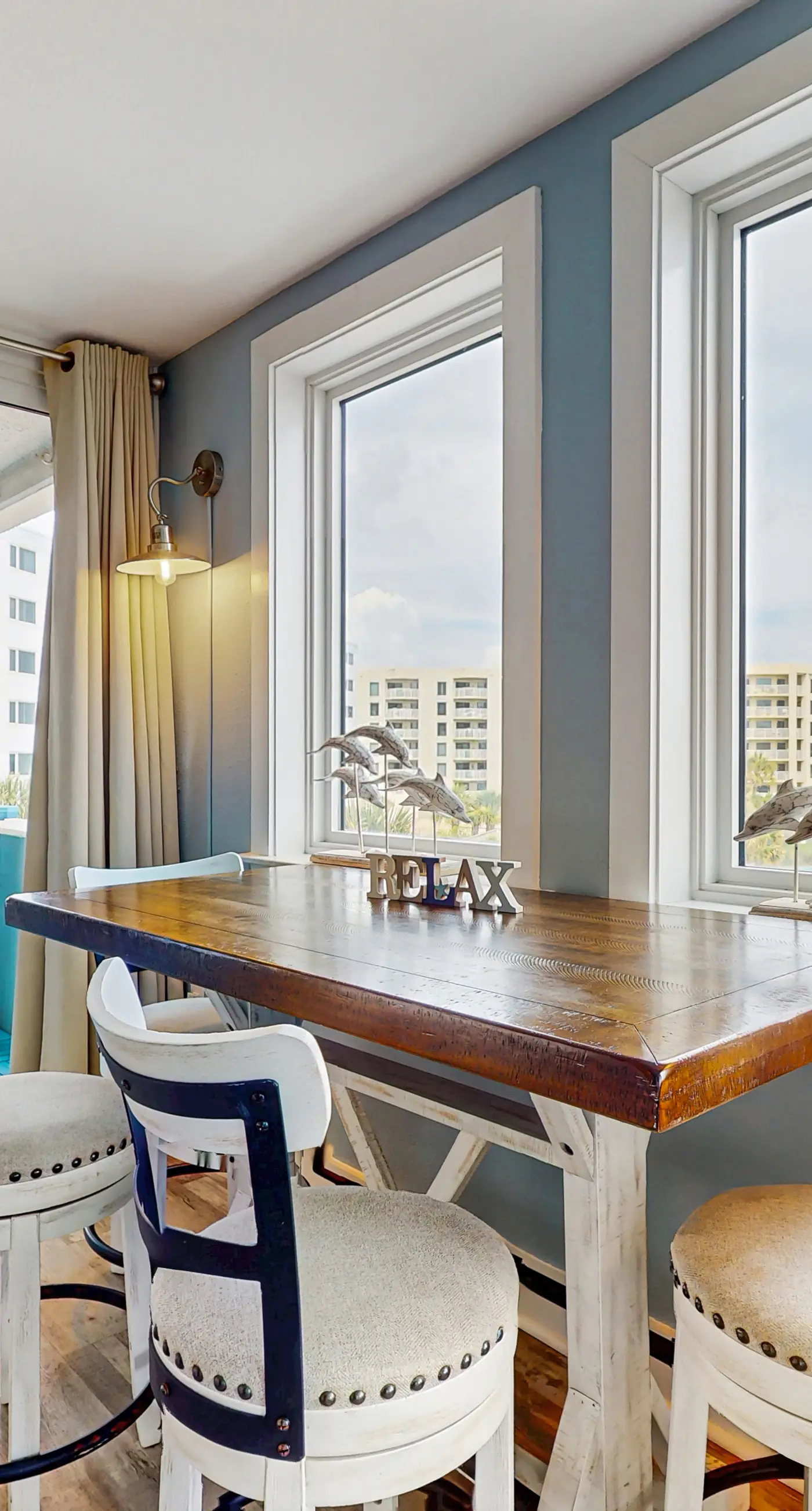 Second-Floor Ocean & Gulf Front Condo w/Free WiFi, 2 Balconies, Shared Pool, A/C