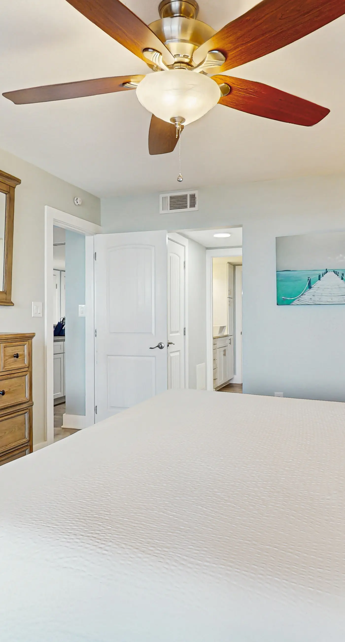 Second-Floor Ocean & Gulf Front Condo w/Free WiFi, 2 Balconies, Shared Pool, A/C