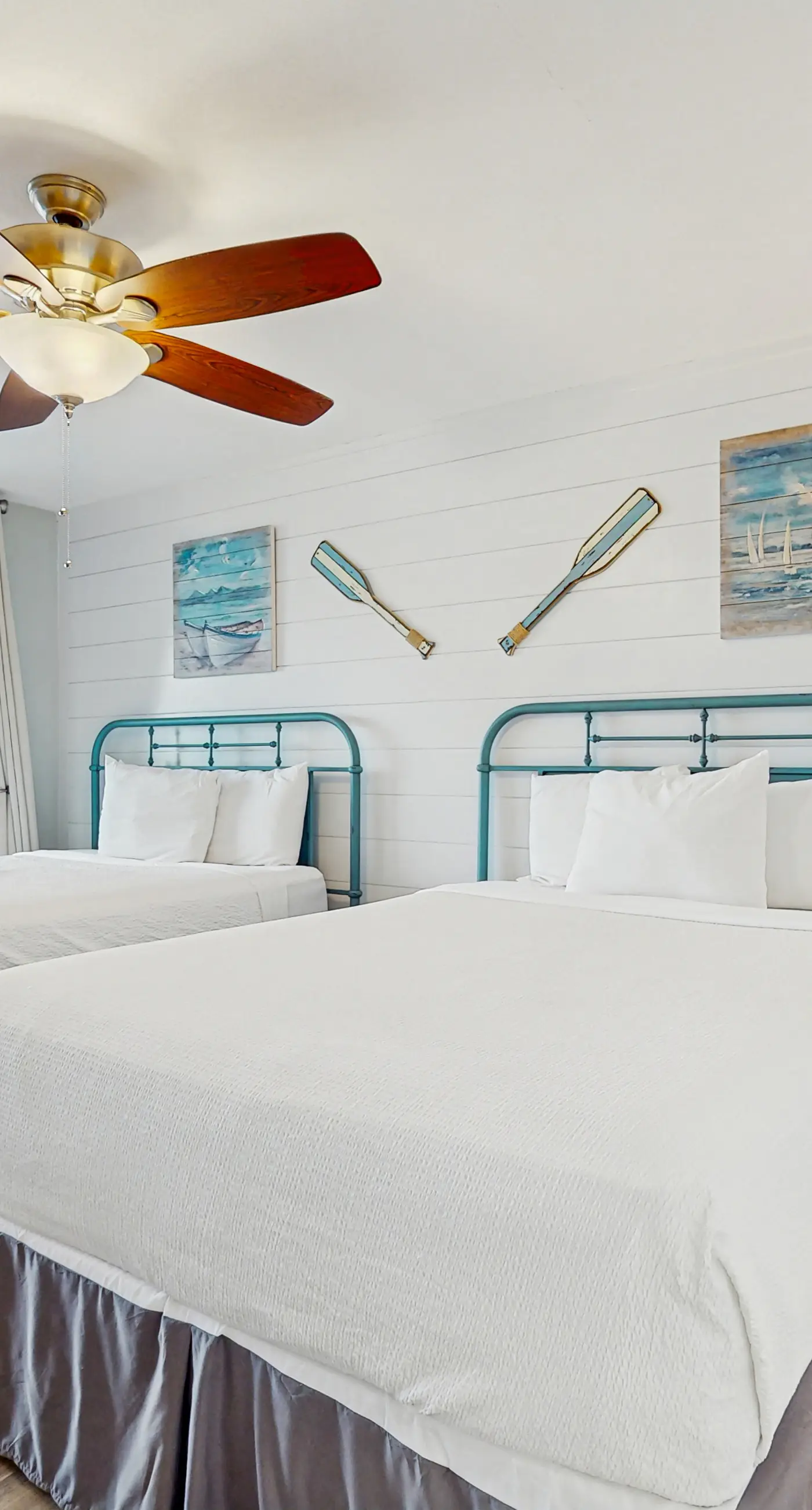 Second-Floor Ocean & Gulf Front Condo w/Free WiFi, 2 Balconies, Shared Pool, A/C