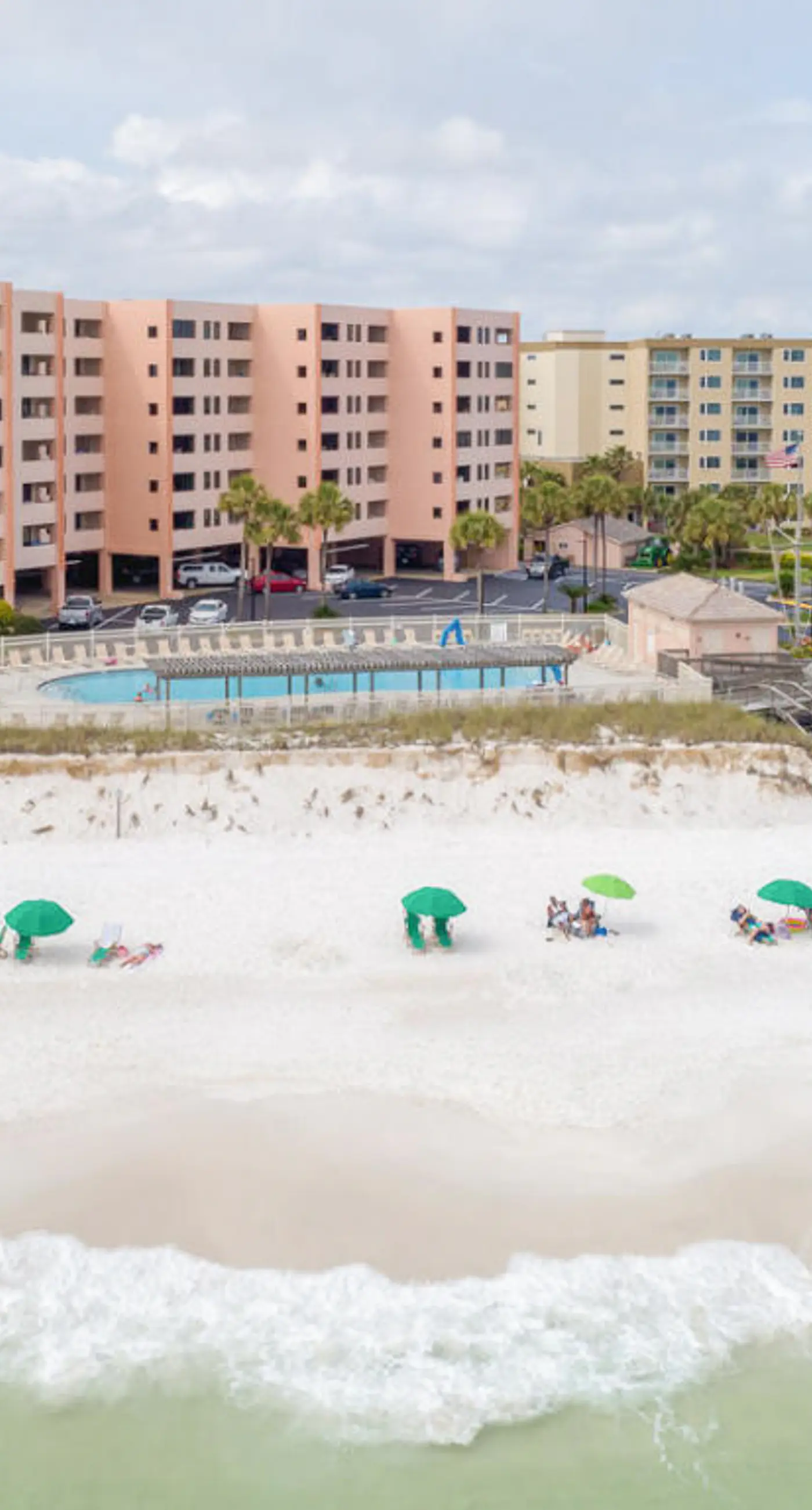 Second-Floor Ocean & Gulf Front Condo w/Free WiFi, 2 Balconies, Shared Pool, A/C