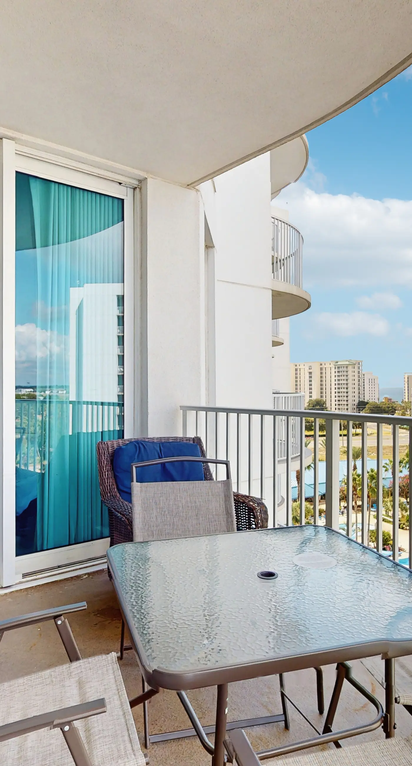 Sunlit Condo with Shared Pools, Partial Ocean Views, Fast WiFi, & Private W/D