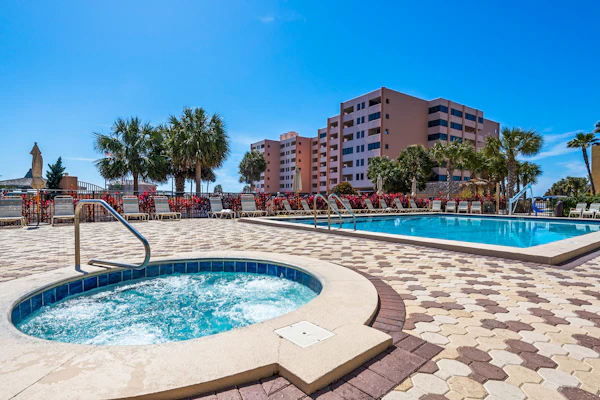 Condo in oceanfront complex w/pools, private beach access, and balcony