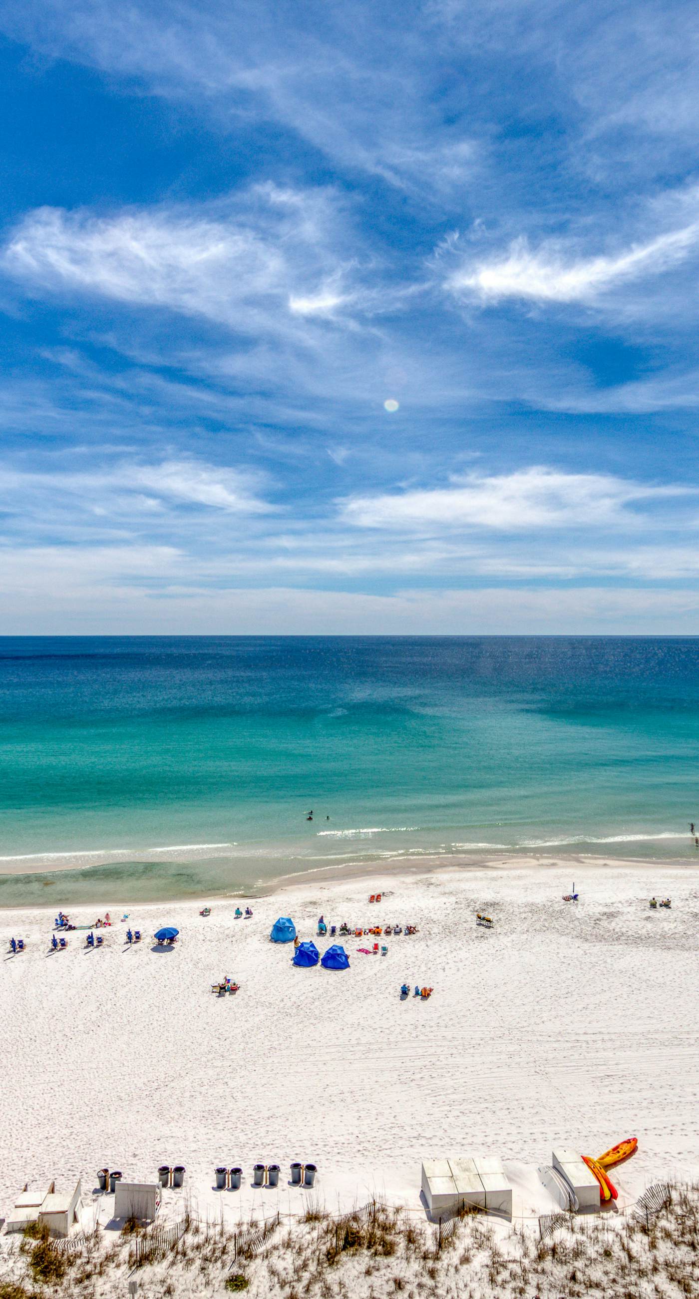 3rd-floor, Gulf-view condo at beachfront resort with pools, hot tub & two gyms