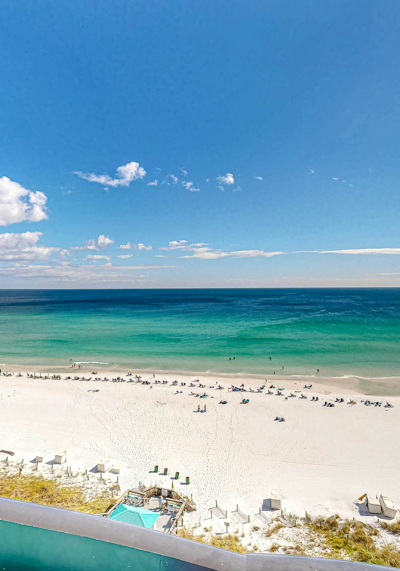 Eleventh-floor ocean view condo with pool, hot tub, central AC, gym, & game room