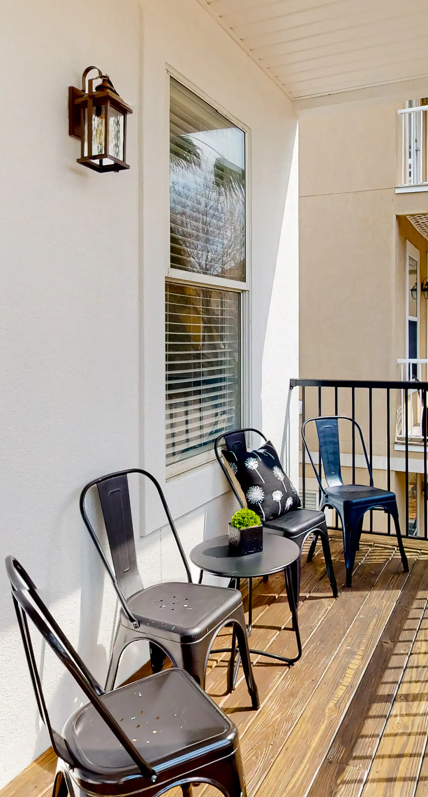 Dog-friendly home near beach with pool access, two balconies, wet bar, & W/D