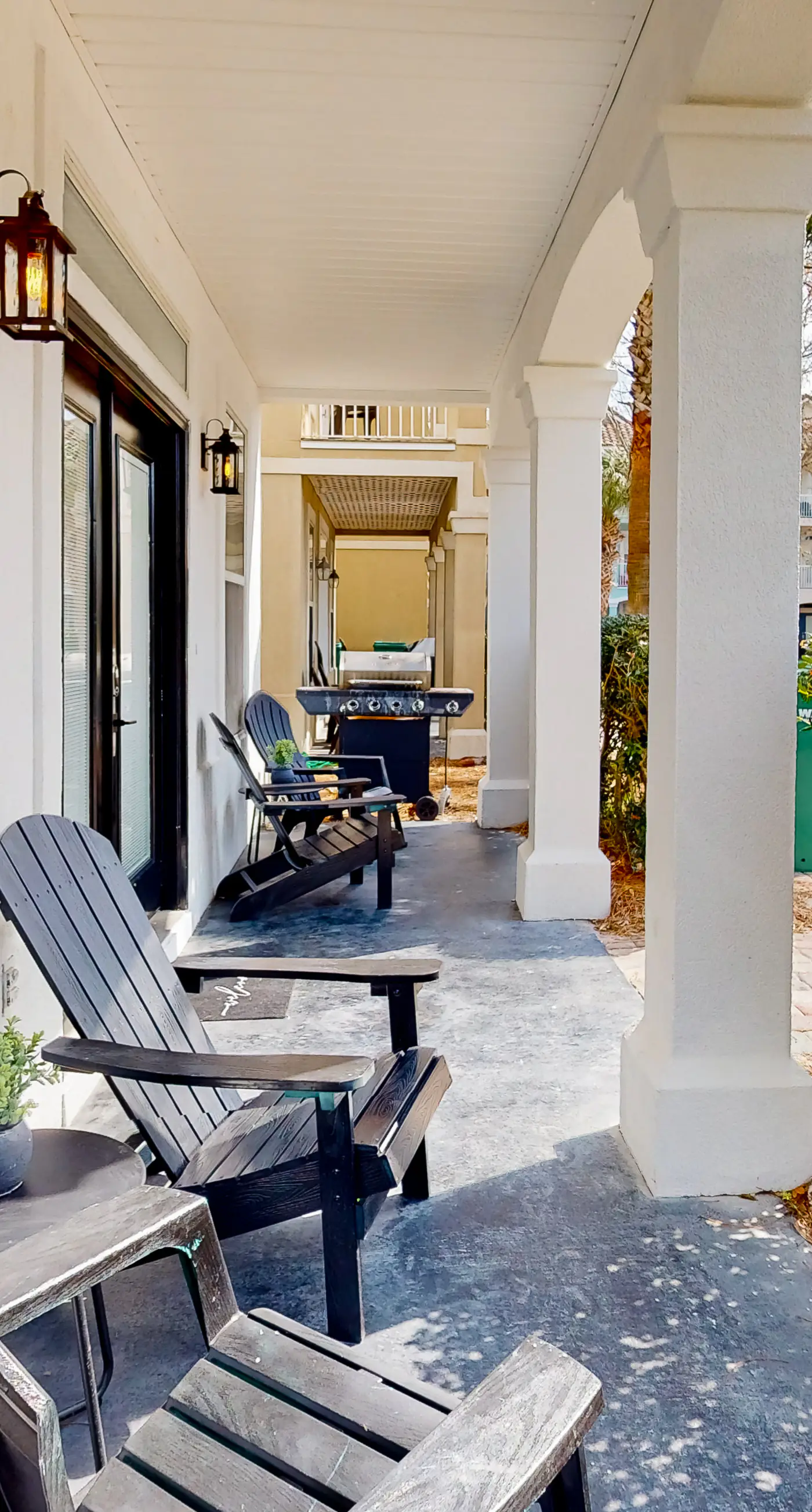 Dog-friendly home near beach with pool access, two balconies, wet bar, & W/D