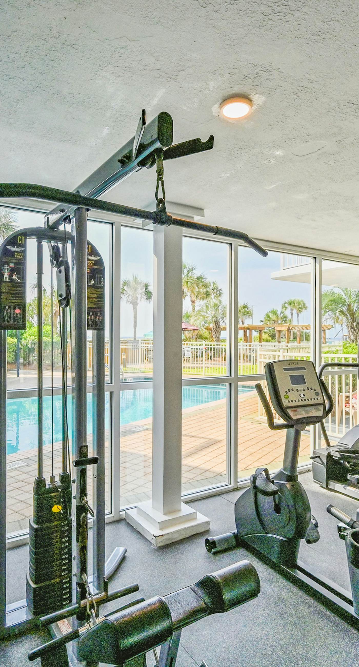 Gulf-front condo with pools, hot tubs, gym, beach access & scenic balcony
