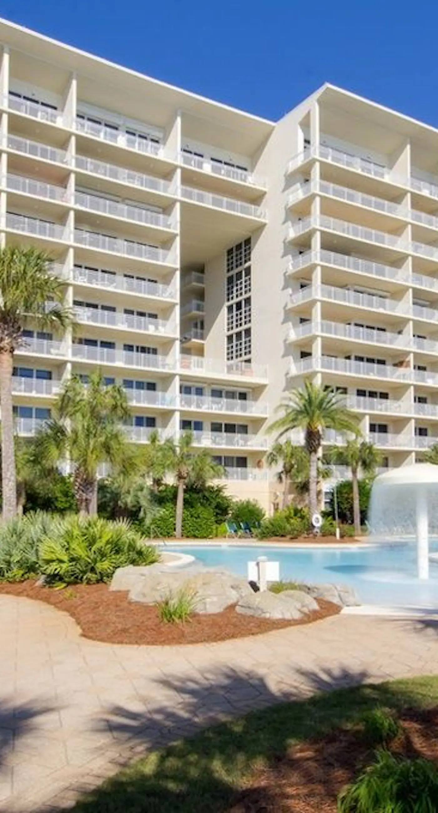 Ocean-view 5th-floor condo with heated outdoor pool, gym, balcony, BBQ area