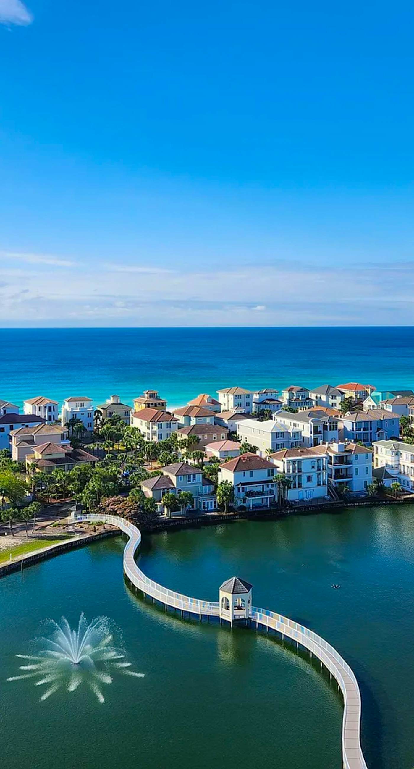 Beach-view penthouse condo with stunning water views, on-site pool & hot tub