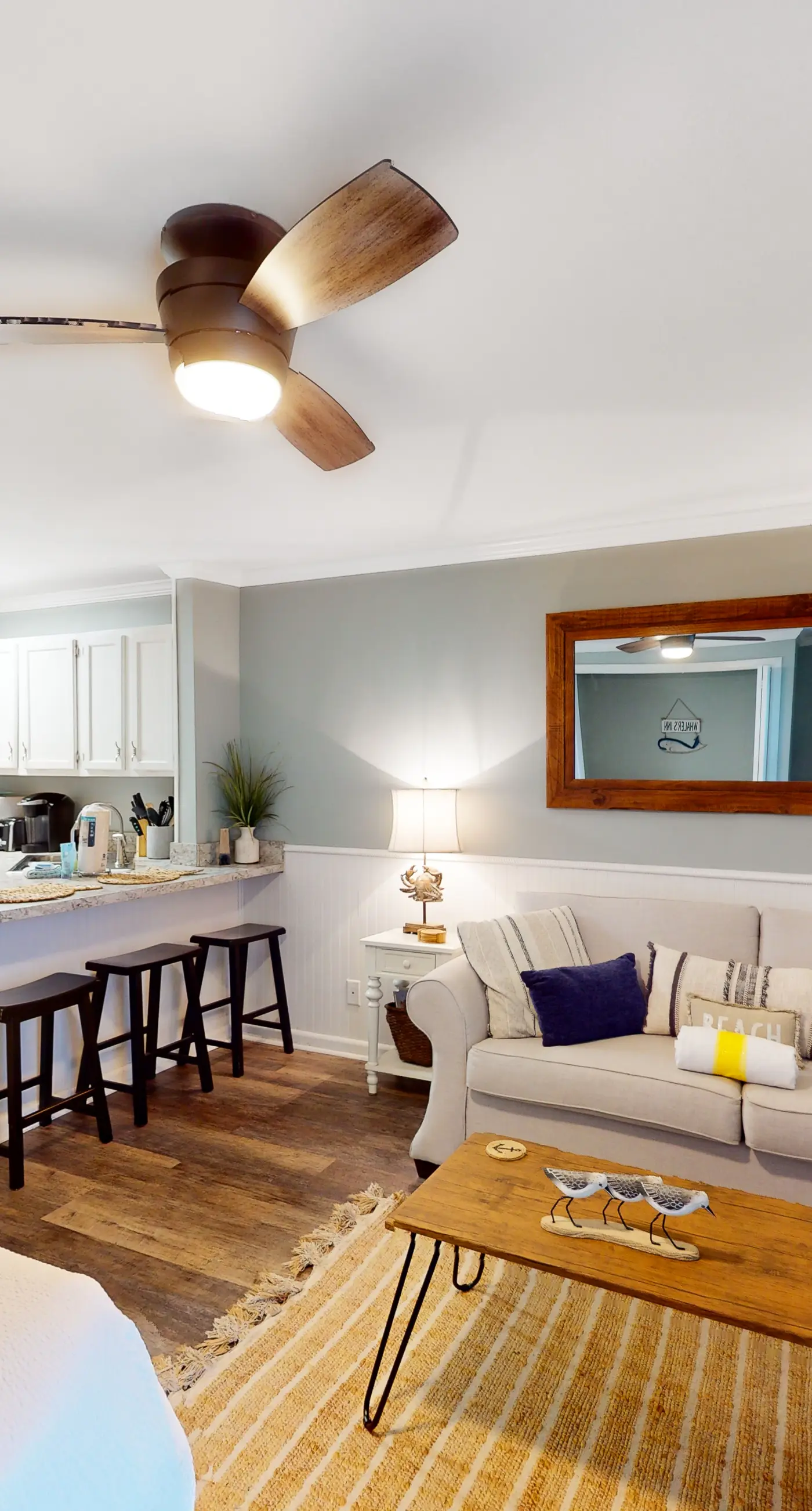 Dog-friendly charming beach condo with pool, hot tub, sauna, deck & water access