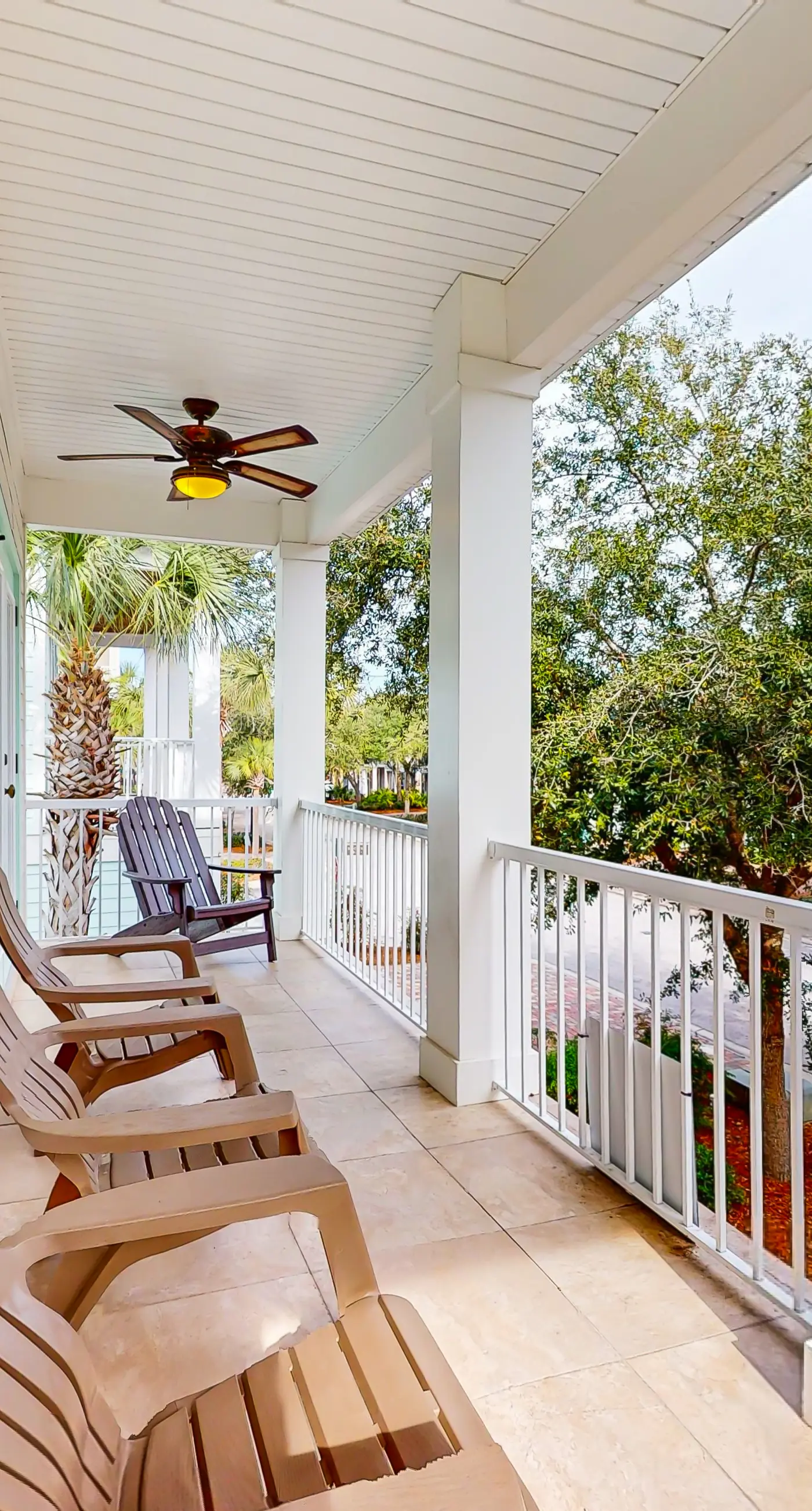 Snowbird-friendly home in gated community with hot tub, pool, balcony, & grill