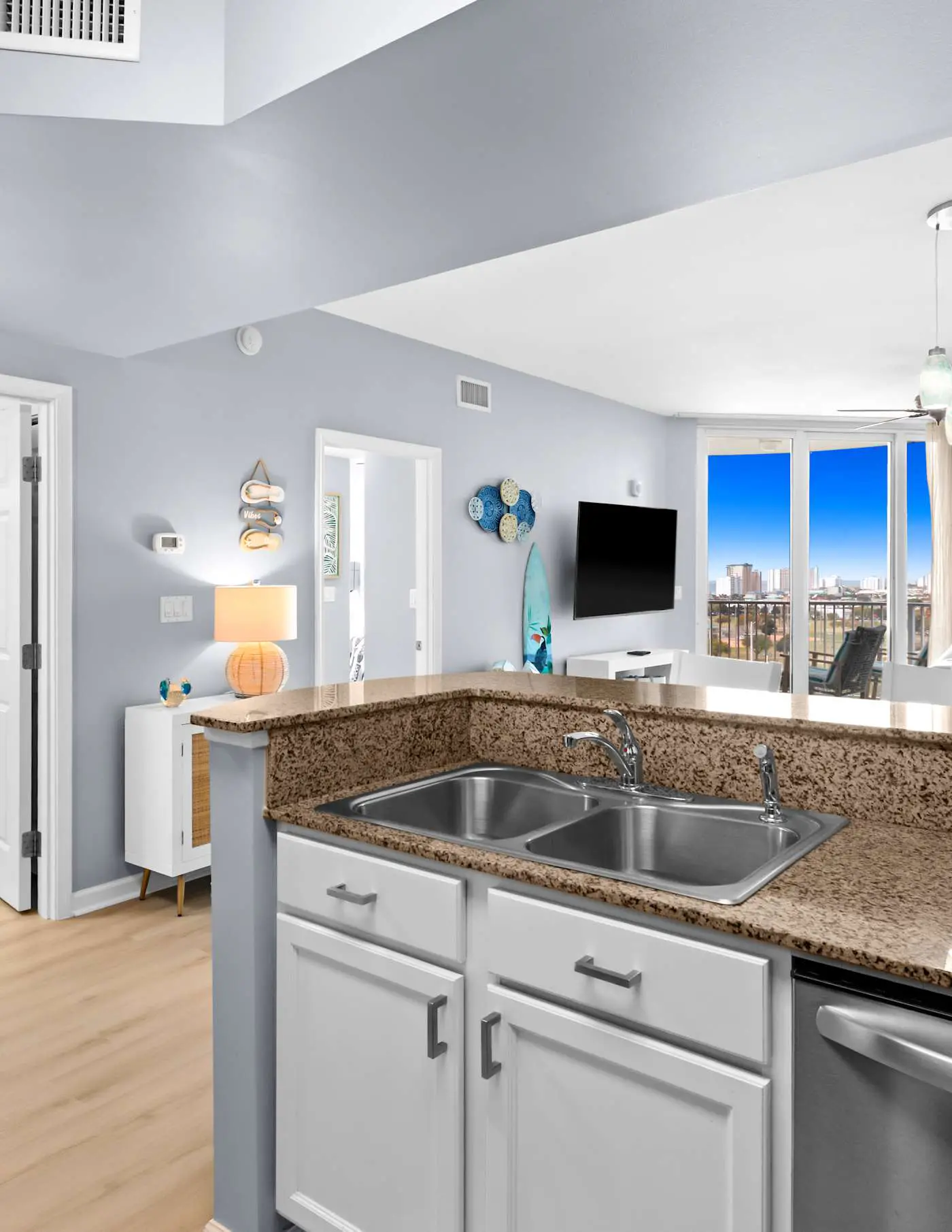 Gorgeous coastal condo with shared pool and private balcony