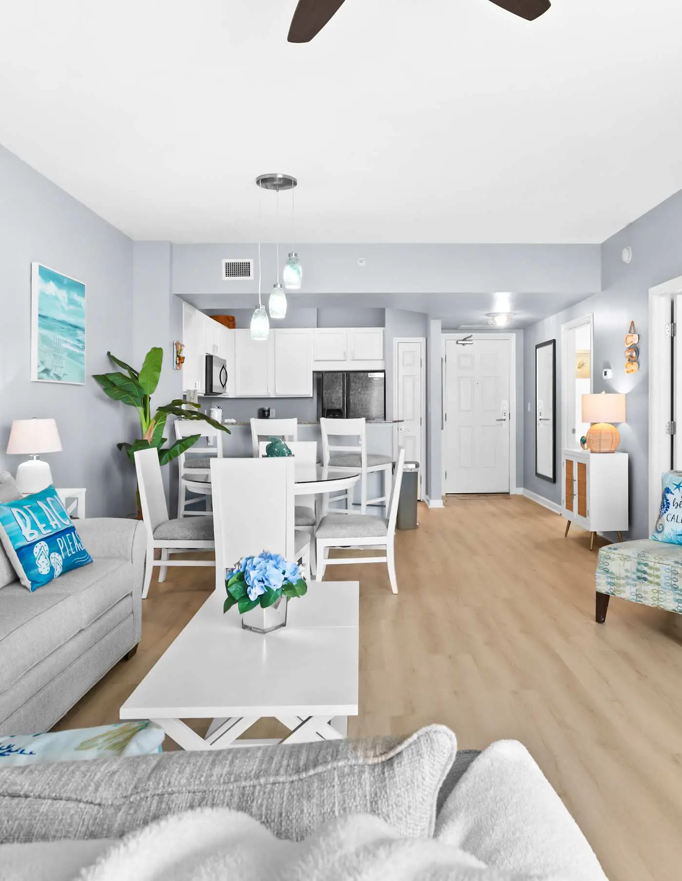Gorgeous coastal condo with shared pool and private balcony