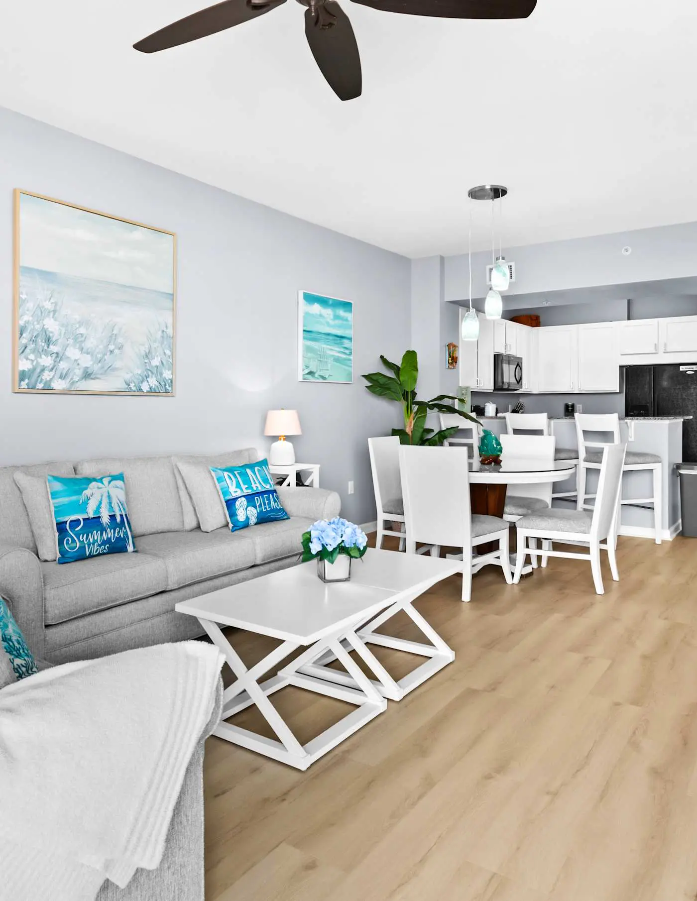 Gorgeous coastal condo with shared pool and private balcony