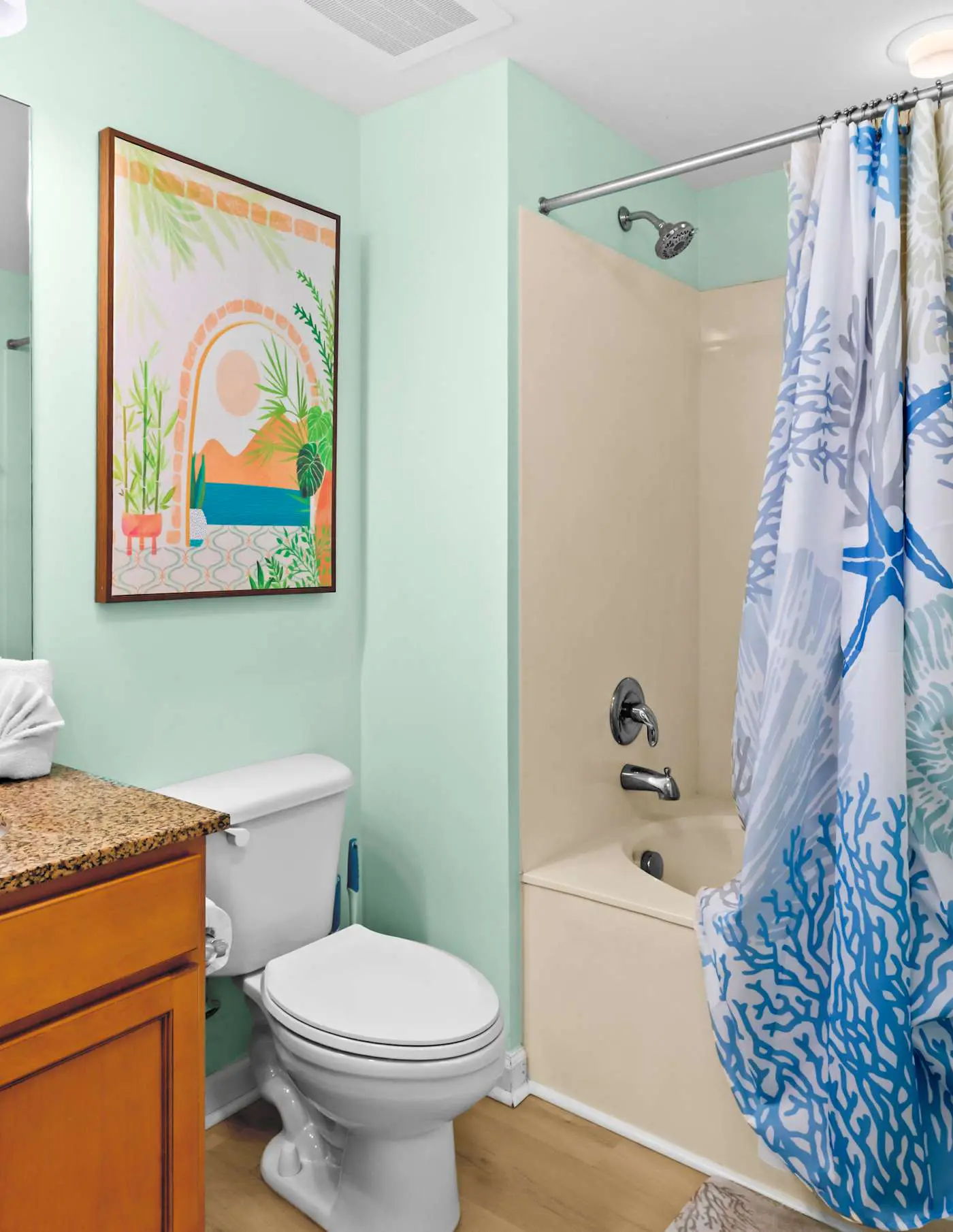 Gorgeous coastal condo with shared pool and private balcony