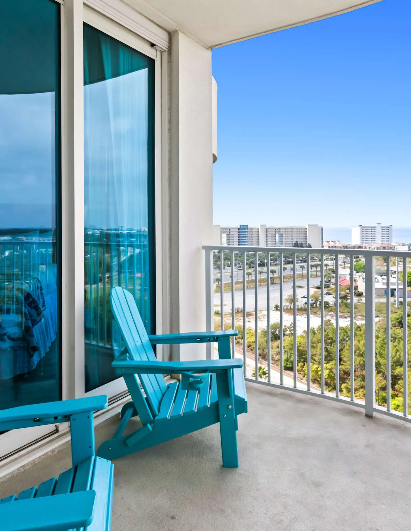 Gorgeous coastal condo with shared pool and private balcony