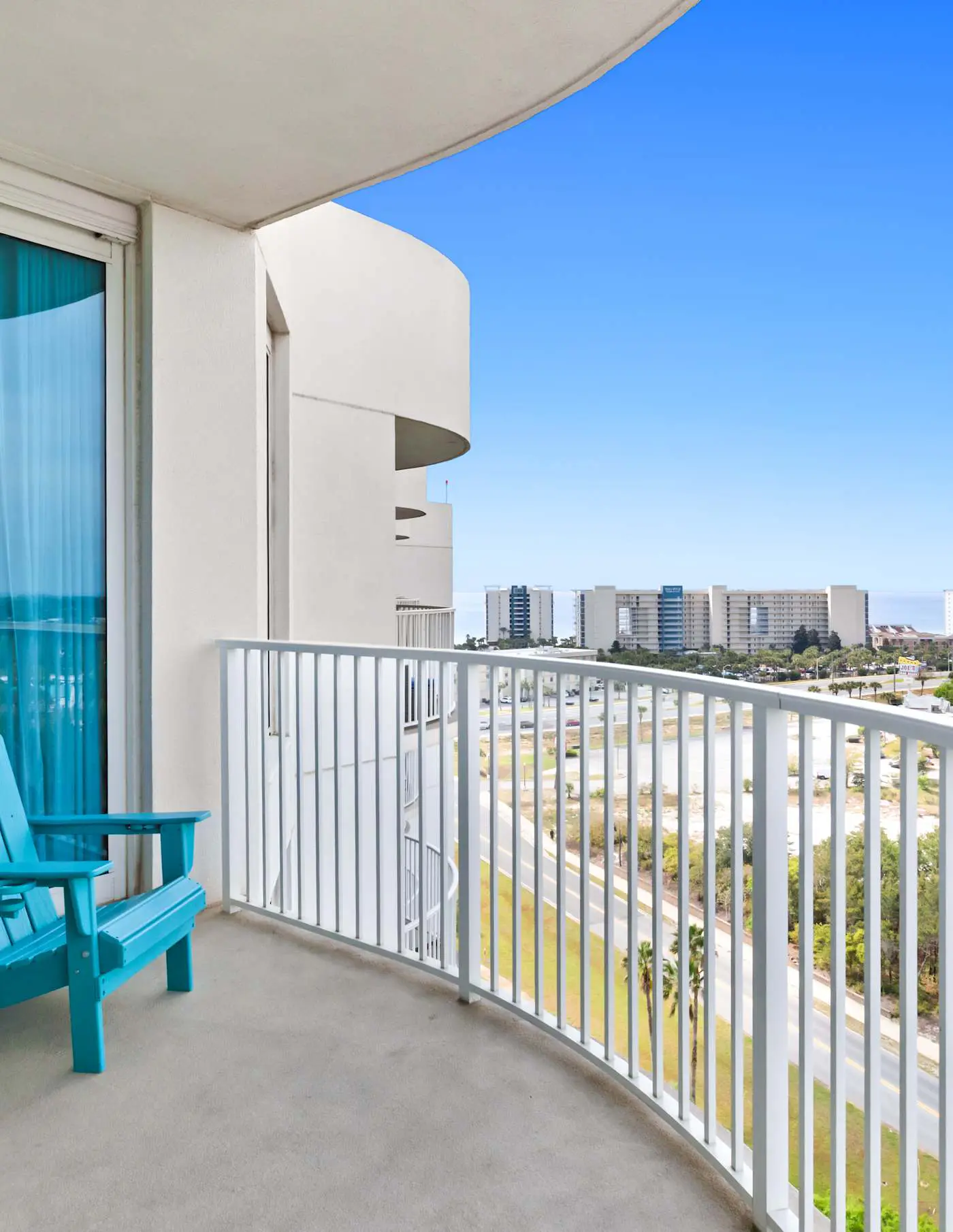 Gorgeous coastal condo with shared pool and private balcony