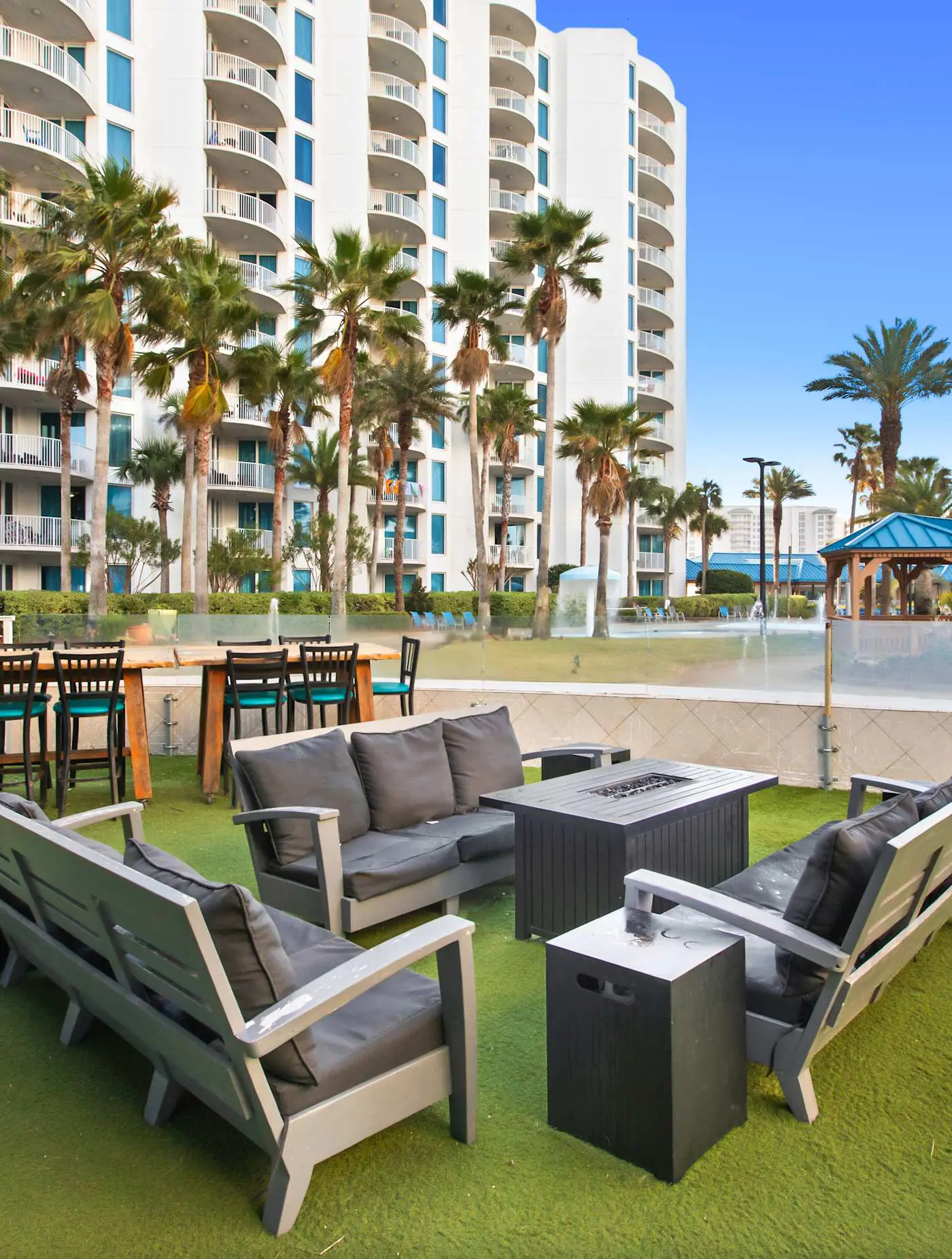Gorgeous coastal condo with shared pool and private balcony