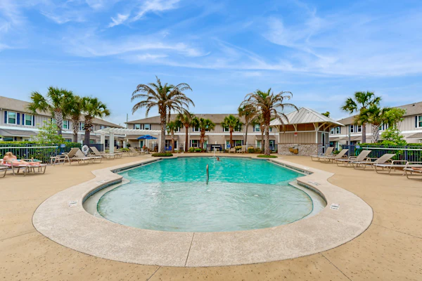 Two-story townhome near the beach with WiFi, washer and dryer.