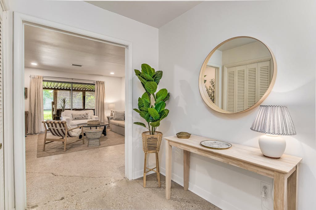 Dog-friendly home with pool, patio, full kitchen, & W/D - in a great location