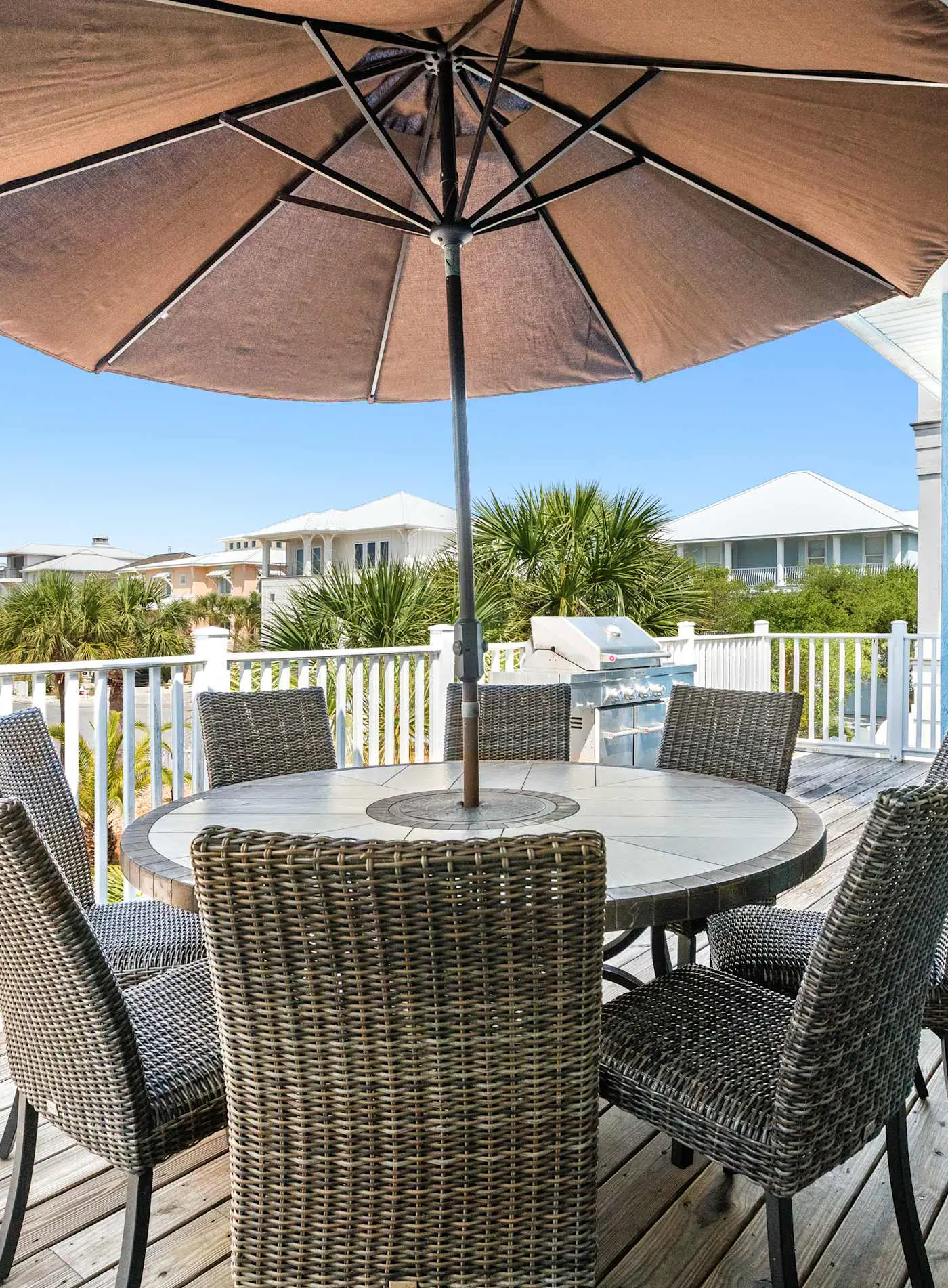 Stunning Beach Retreat with Shared Pool, Beach Access, Large Balcony & Gas Grill