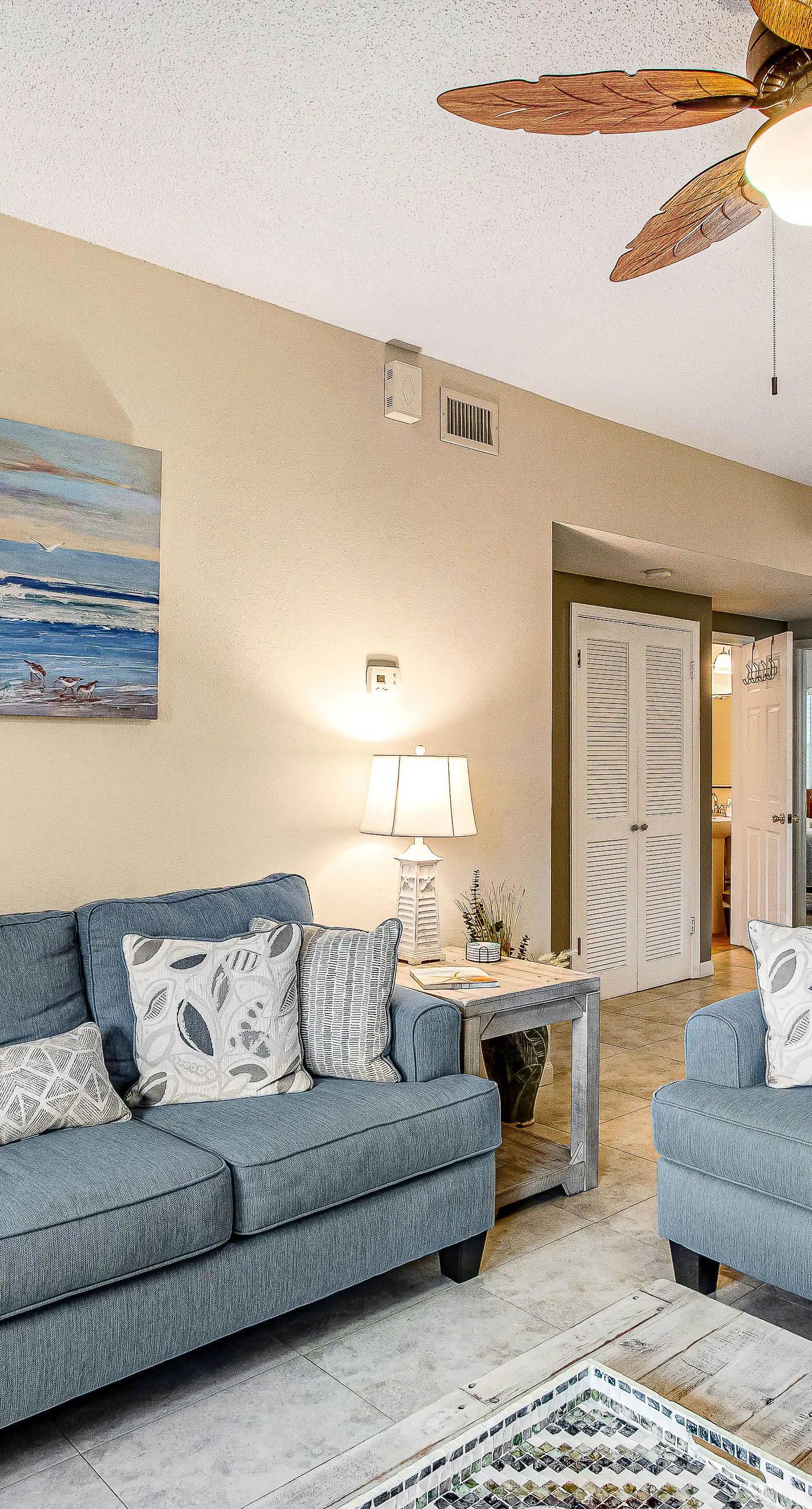Cozy coastal condo with pool, fast WiFi, central AC, & easy beach access