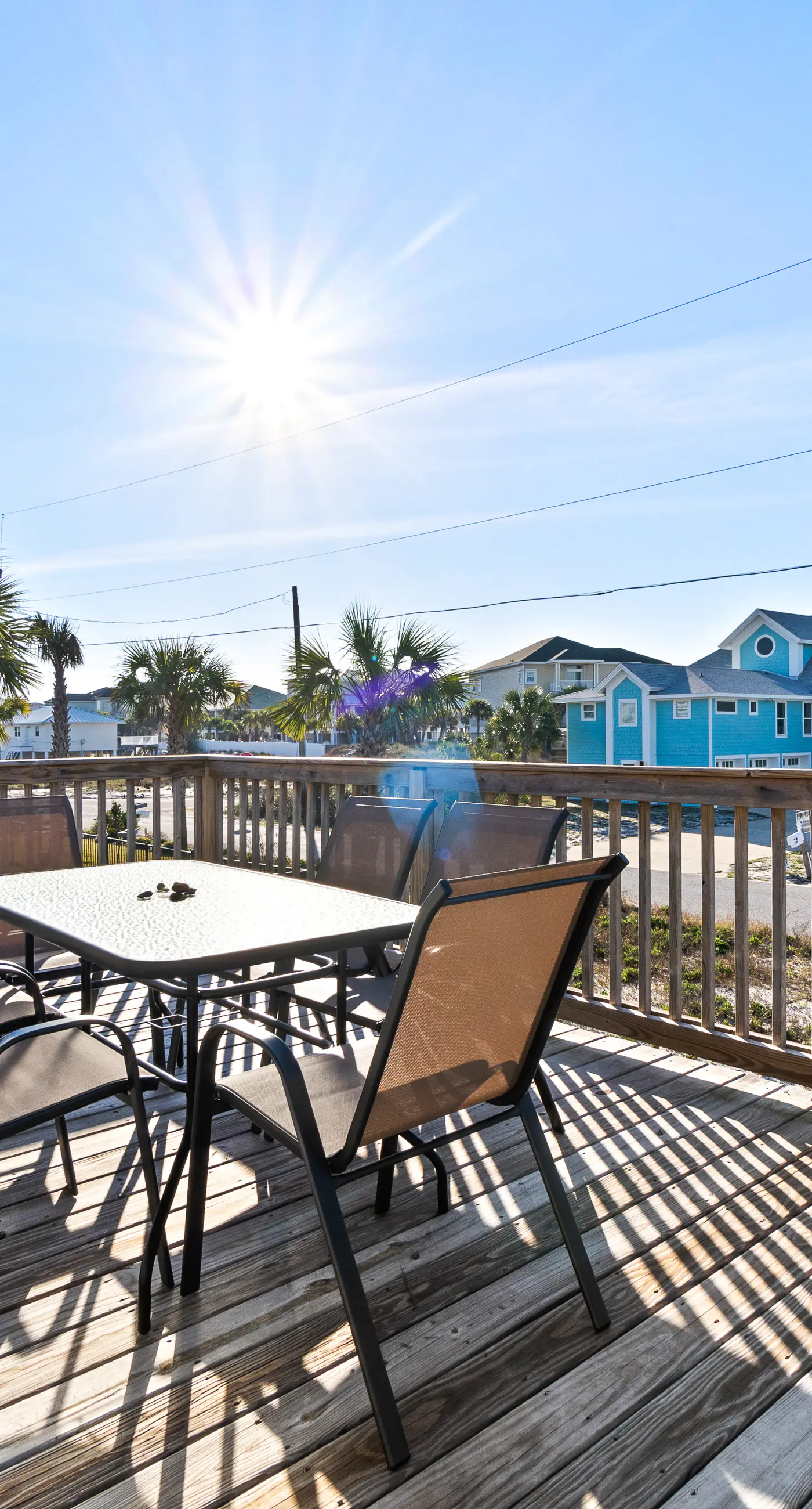 Welcoming stay near the beach with a large deck, washer/dryer, and central AC