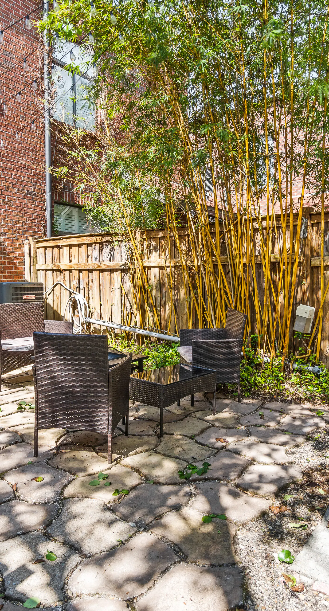 Hip & vibrant townhome near downtown with private patio, grill, AC, and WiFi