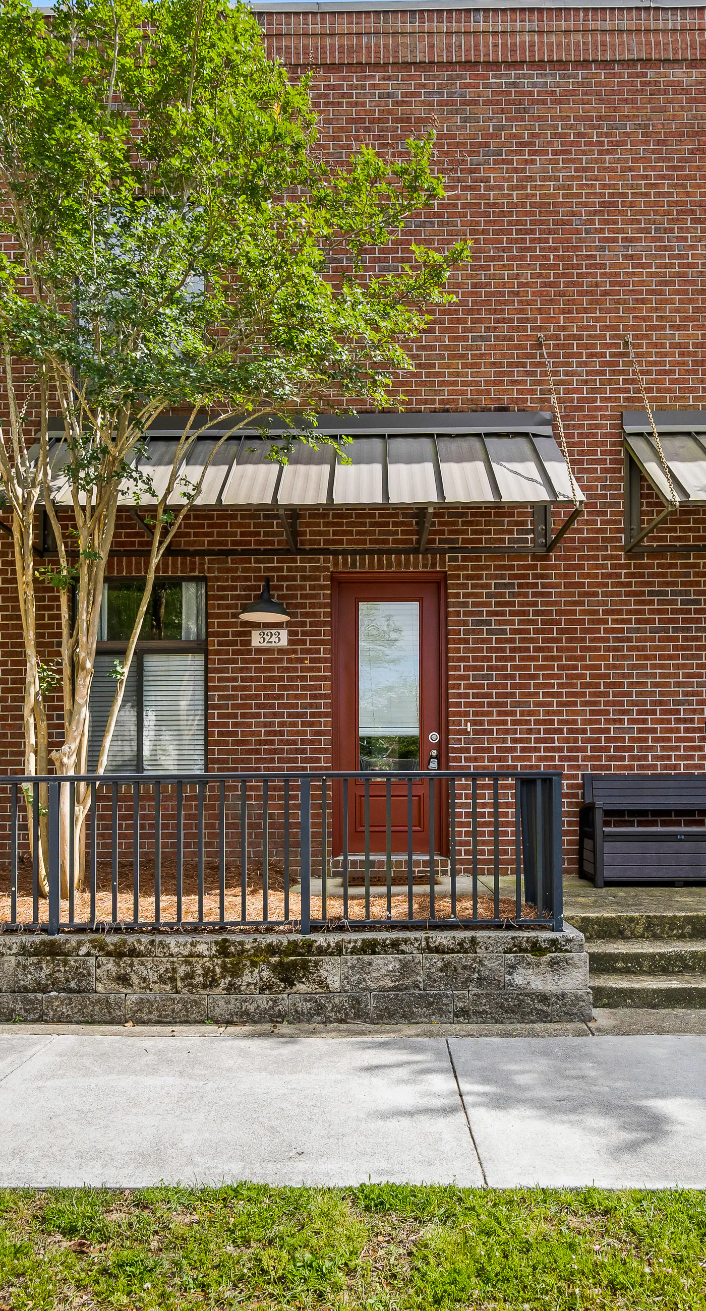 Hip & vibrant townhome near downtown with private patio, grill, AC, and WiFi