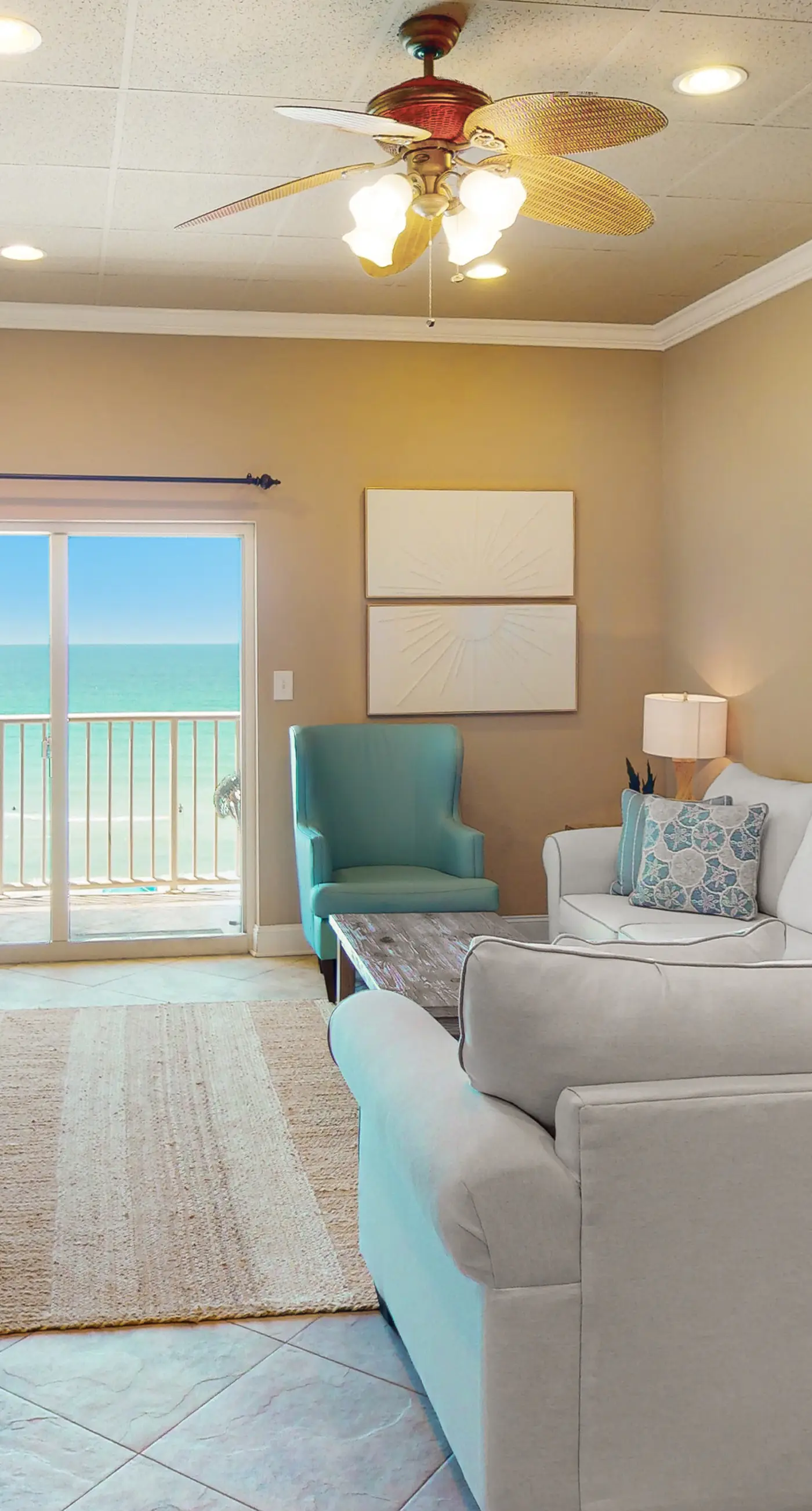 Family-friendly, beachfront condo w/shared outdoor pool, hot tub, & beach access