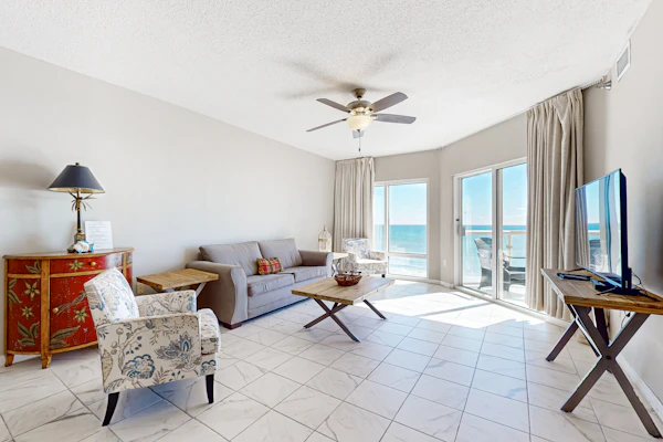 Gulf Front Condo with Onsite Pools, Fitness Center, Dry Sauna, and WiFi
