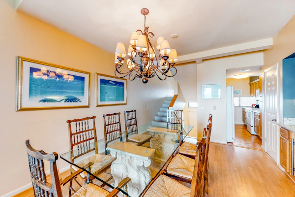 Inviting condo with bay & ocean views, & pool - steps to the beach