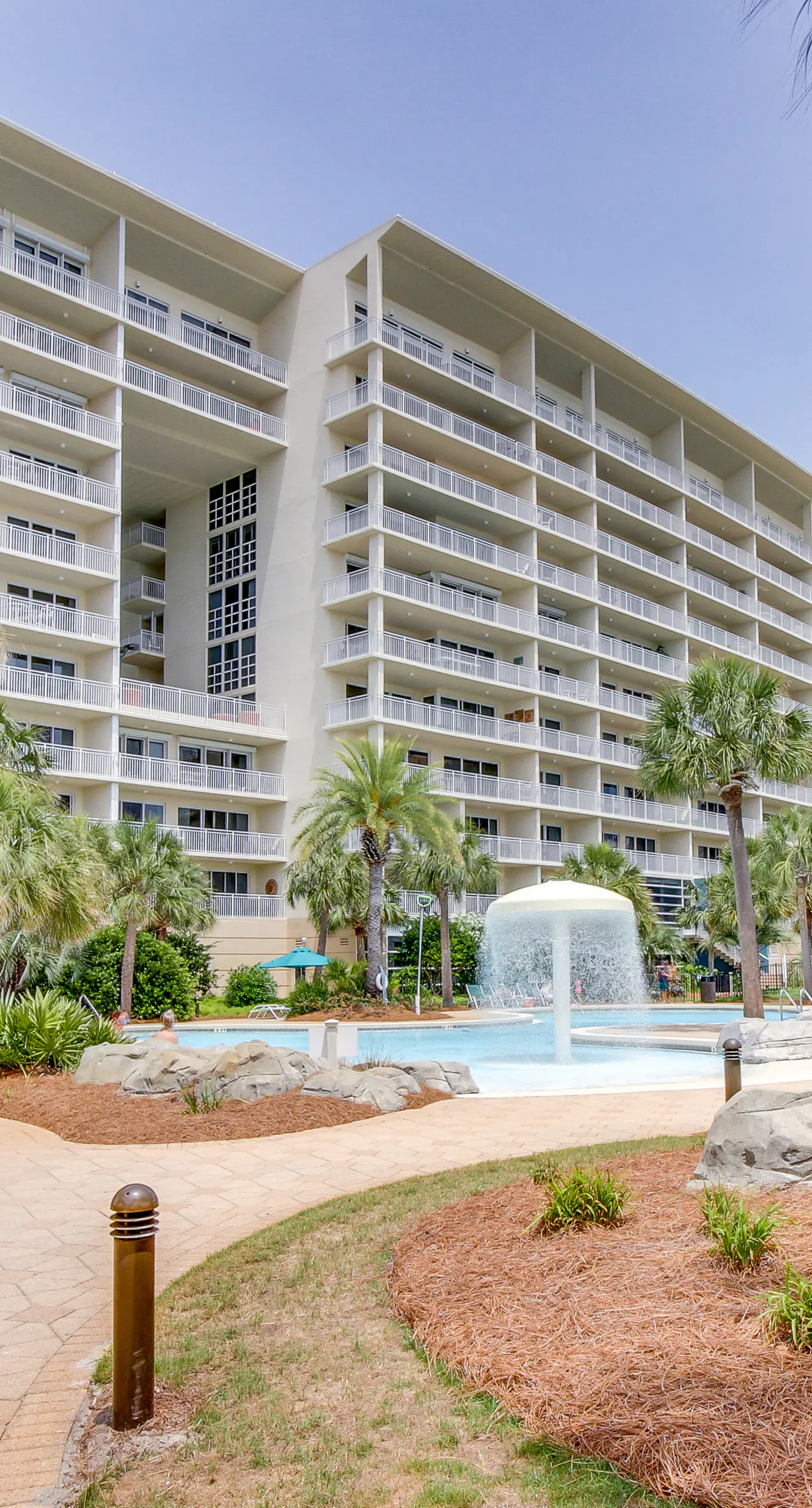 Ocean-View Getaway with Two Shared Pools, Gym & Beach Access